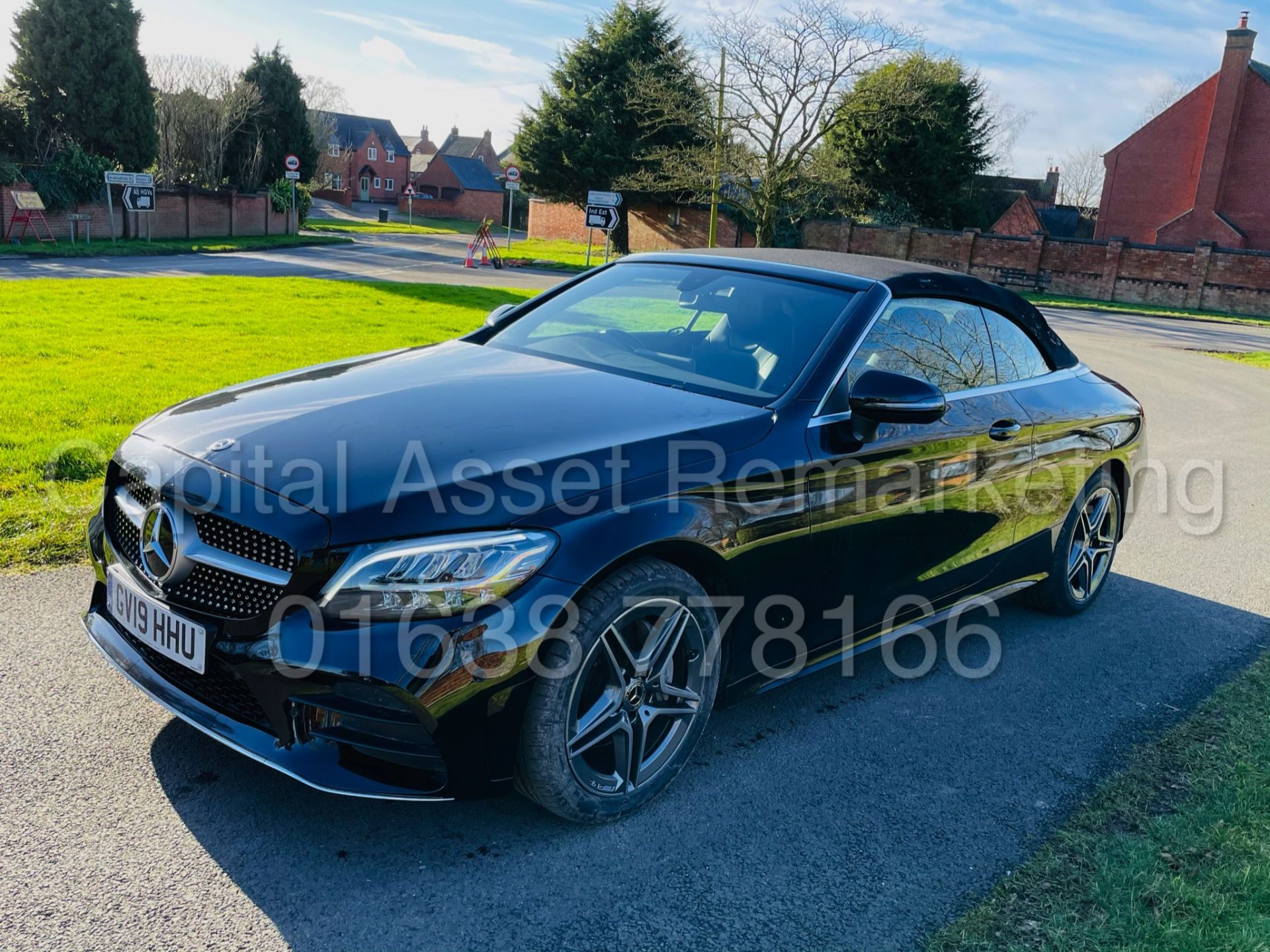 ON SALE MERCEDES-BENZ C220D *AMG LINE - CABRIOLET* (2019) '9G TRONIC AUTO - LEATHER - SAT NAV' - Image 2 of 59