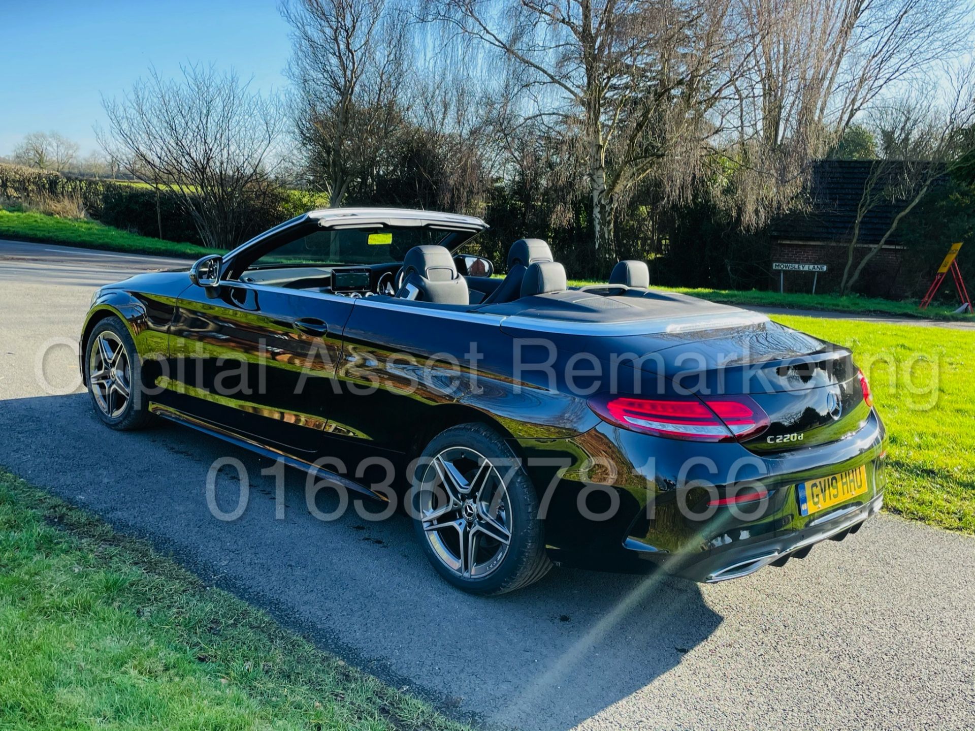 ON SALE MERCEDES-BENZ C220D *AMG LINE - CABRIOLET* (2019) '9G TRONIC AUTO - LEATHER - SAT NAV' - Image 9 of 59