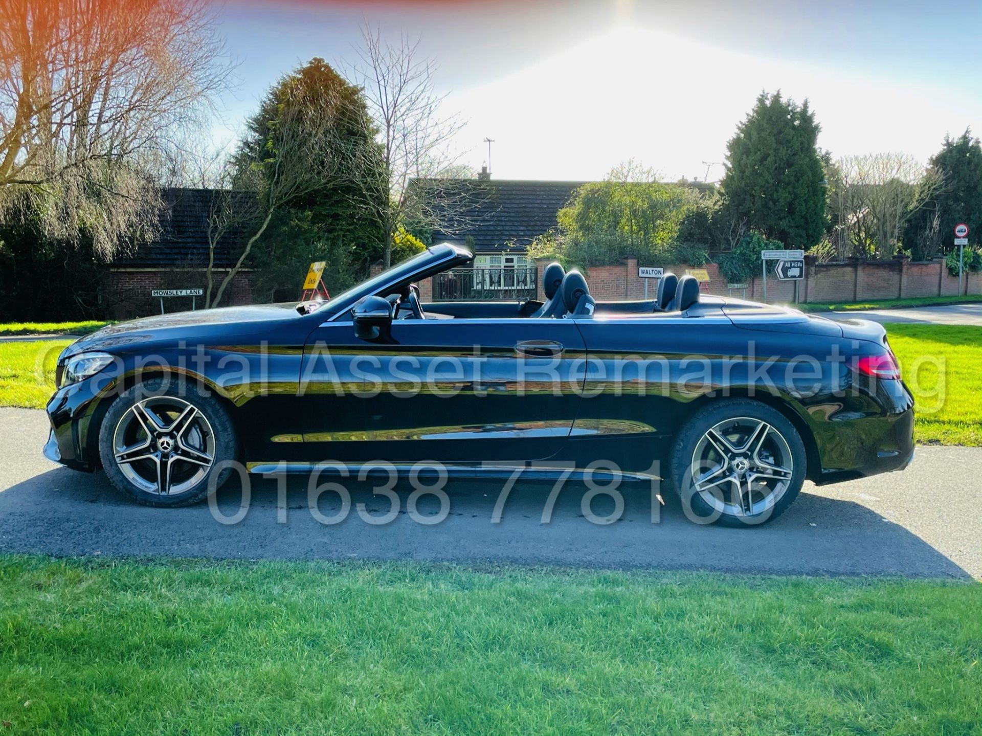 ON SALE MERCEDES-BENZ C220D *AMG LINE - CABRIOLET* (2019) '9G TRONIC AUTO - LEATHER - SAT NAV' - Image 3 of 59