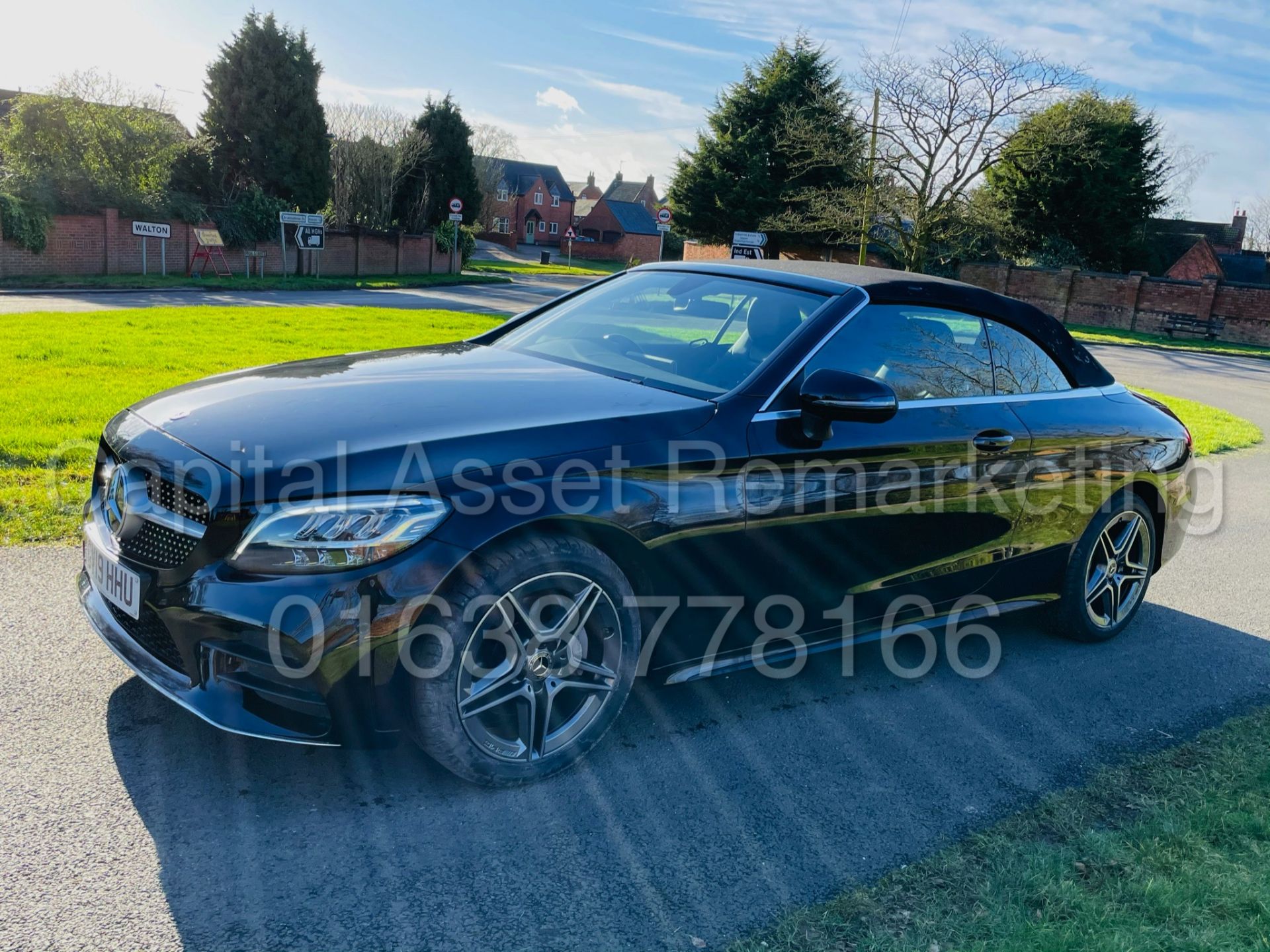 ON SALE MERCEDES-BENZ C220D *AMG LINE - CABRIOLET* (2019) '9G TRONIC AUTO - LEATHER - SAT NAV' - Image 8 of 59