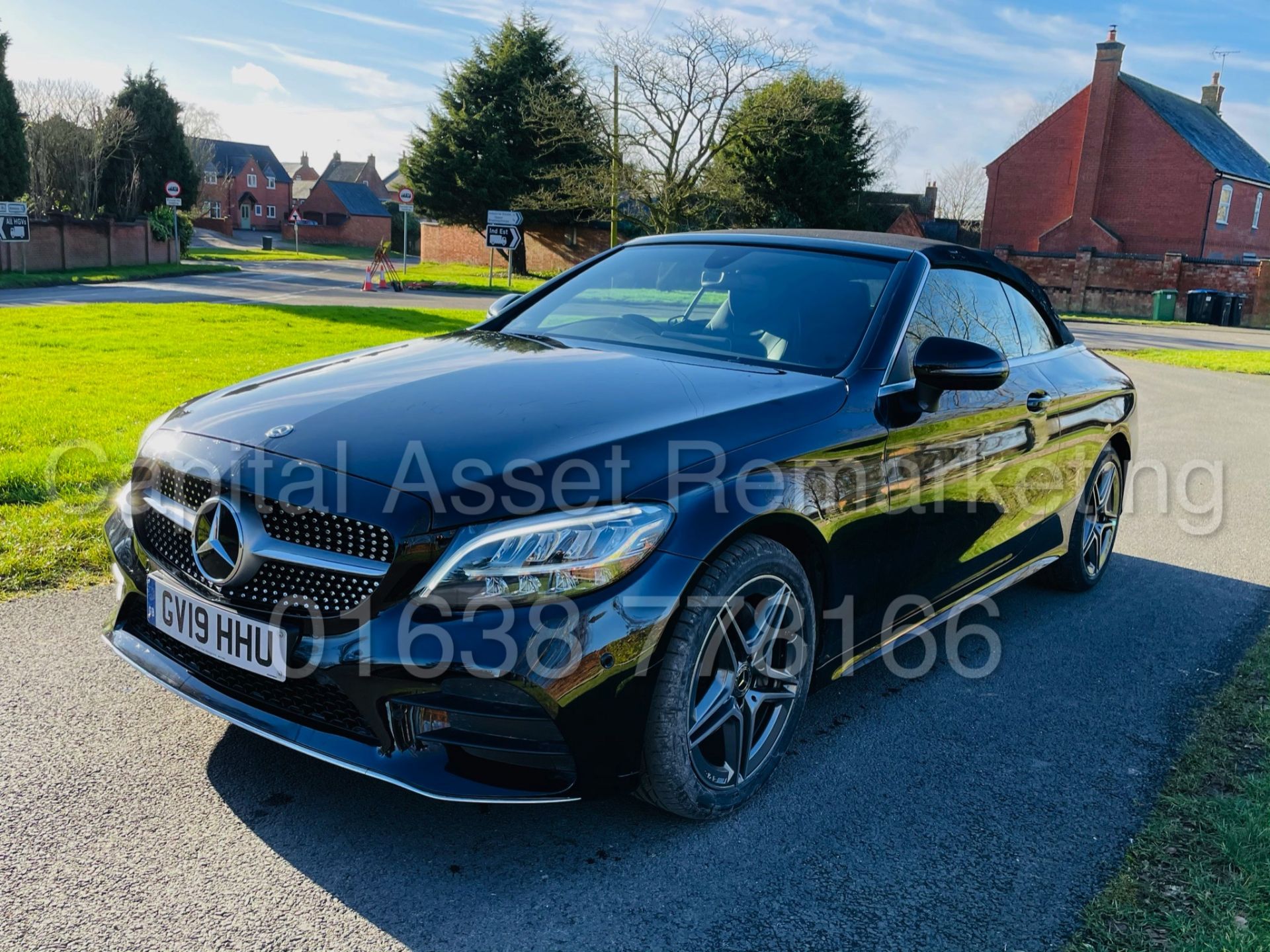 ON SALE MERCEDES-BENZ C220D *AMG LINE - CABRIOLET* (2019) '9G TRONIC AUTO - LEATHER - SAT NAV' - Image 6 of 59