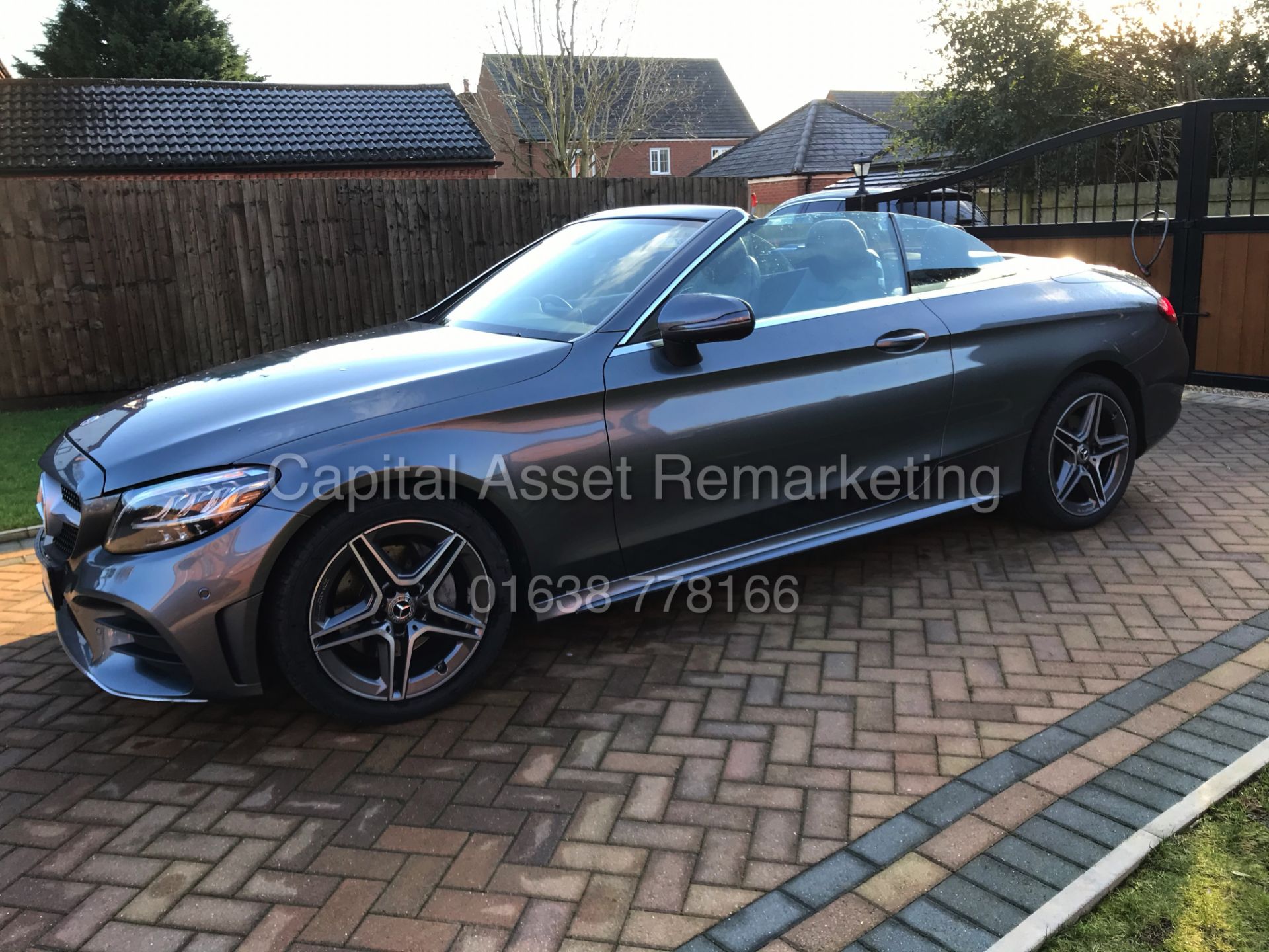 MERCEDES C200 "AMG-LINE" CABRIOLET 9G TRONIC (19 REG) 20,000 MILES - NICE SPEC - AIR SCARF - Image 9 of 38