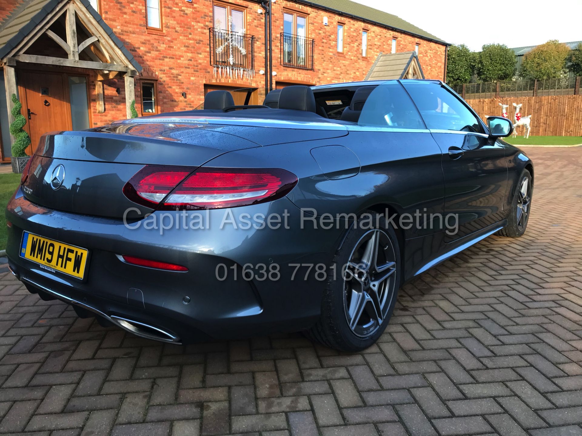 MERCEDES C200 "AMG-LINE" CABRIOLET 9G TRONIC (19 REG) 20,000 MILES - NICE SPEC - AIR SCARF - Image 13 of 38