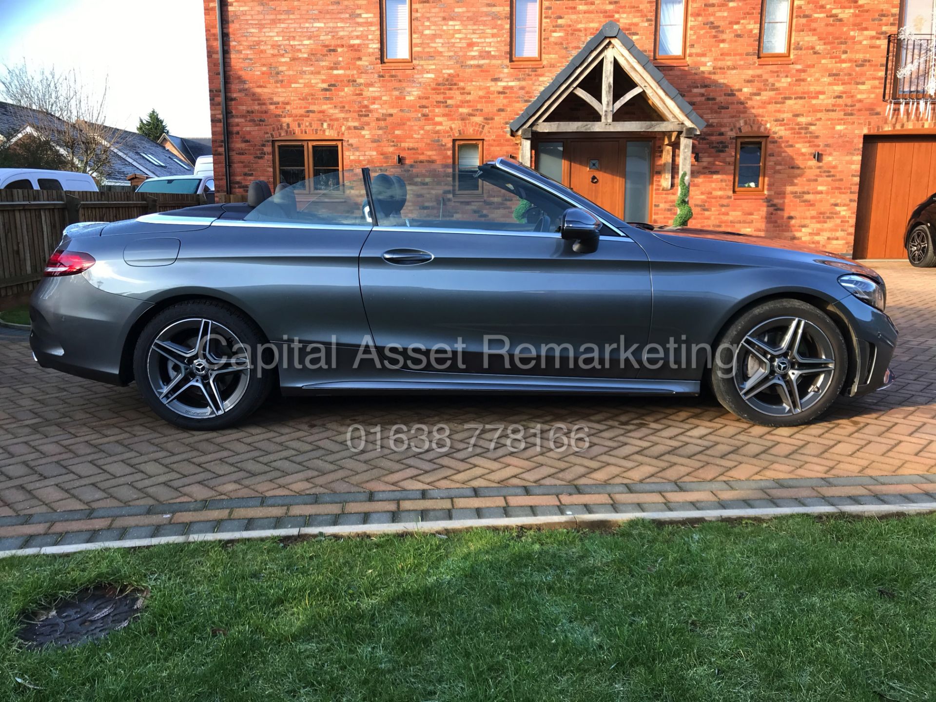 MERCEDES C200 "AMG-LINE" CABRIOLET 9G TRONIC (19 REG) 20,000 MILES - NICE SPEC - AIR SCARF - Image 14 of 38