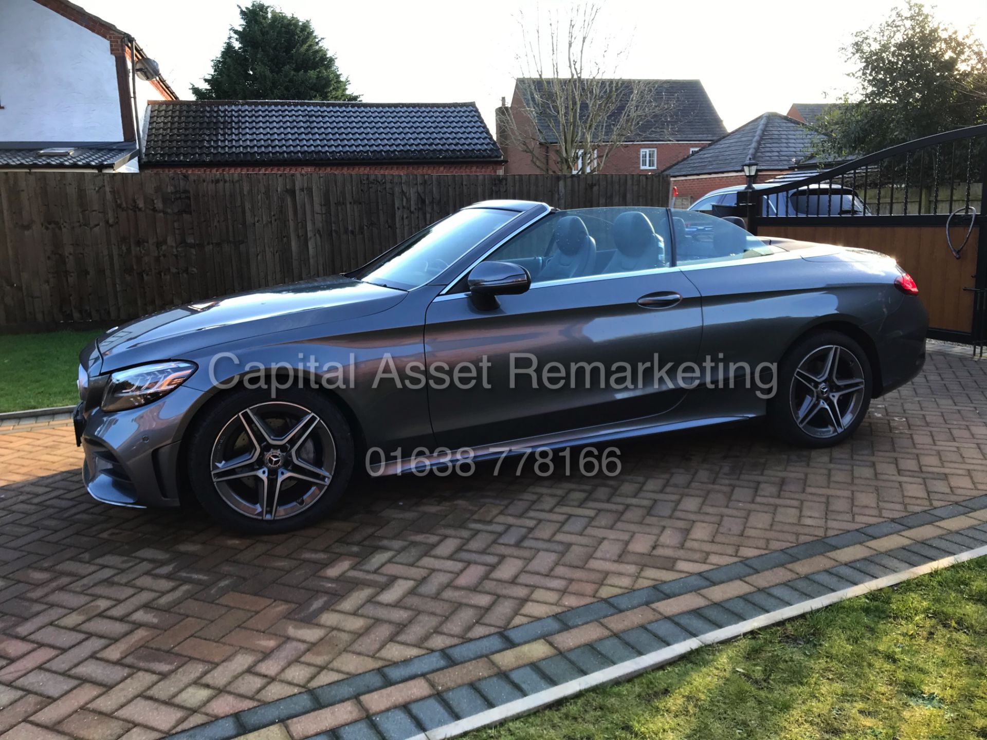 MERCEDES C200 "AMG-LINE" CABRIOLET 9G TRONIC (19 REG) 20,000 MILES - NICE SPEC - AIR SCARF - Image 10 of 38