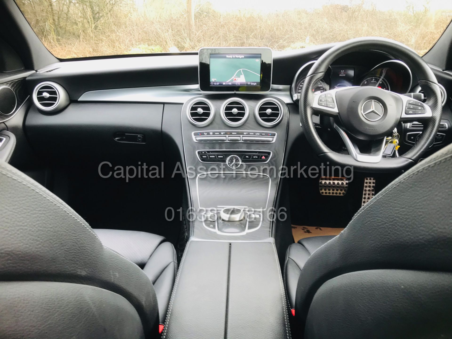 (On Sale) MERCEDES C220d "AMG-LINE" 9G TRONIC (18 REG) SAT NAV - LEATHER - STOP/START *GREAT SPEC* - Image 13 of 36