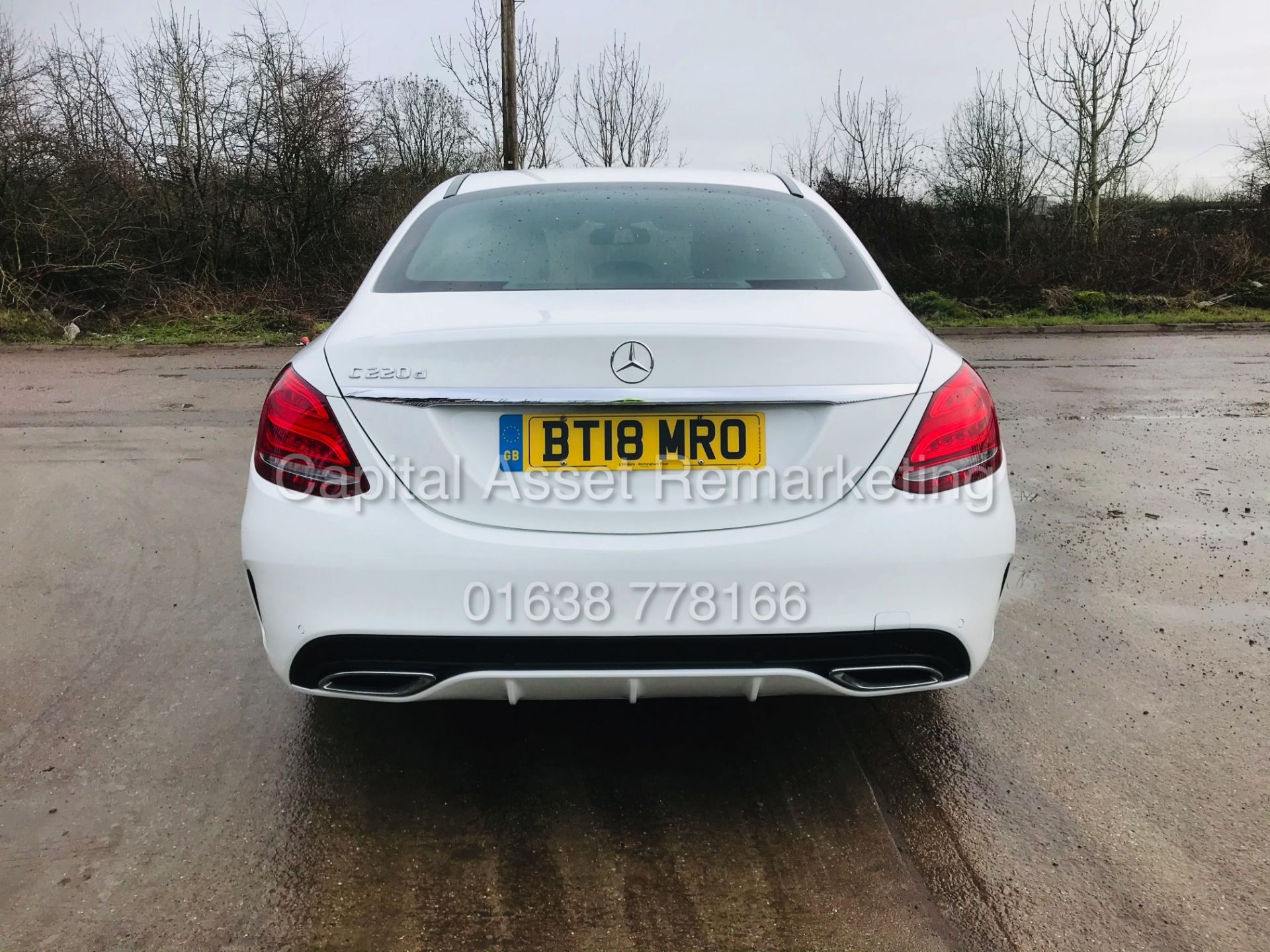 On Sale MERCEDES C220D "AMG-LINE" 9G TRONIC SALOON (18 REG) 1 OWNER WITH HISTORY - SAT NAV - - Image 8 of 36