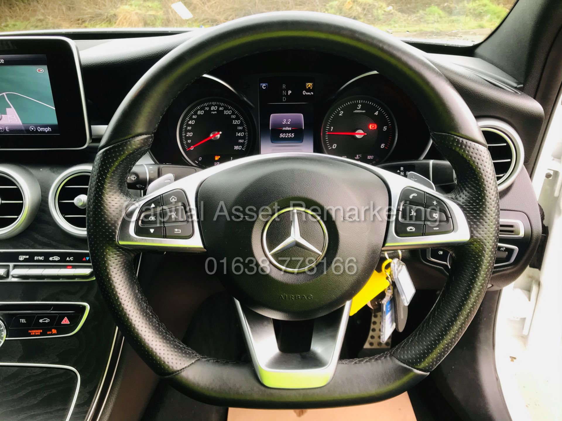On Sale MERCEDES C220D "AMG-LINE" 9G TRONIC SALOON (18 REG) 1 OWNER WITH HISTORY - SAT NAV - - Image 17 of 36