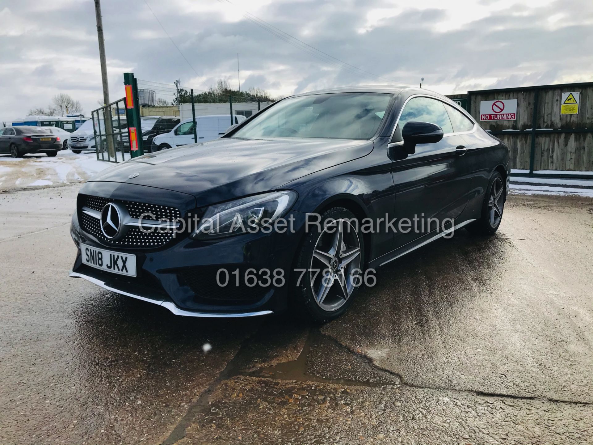 (ON SALE) MERCEDES C220d "AMG-LINE" 9G TRONIC COUPE (18 REG) 40K MILES *SAT NAV* LEATHER-REAR CAMERA - Image 2 of 29