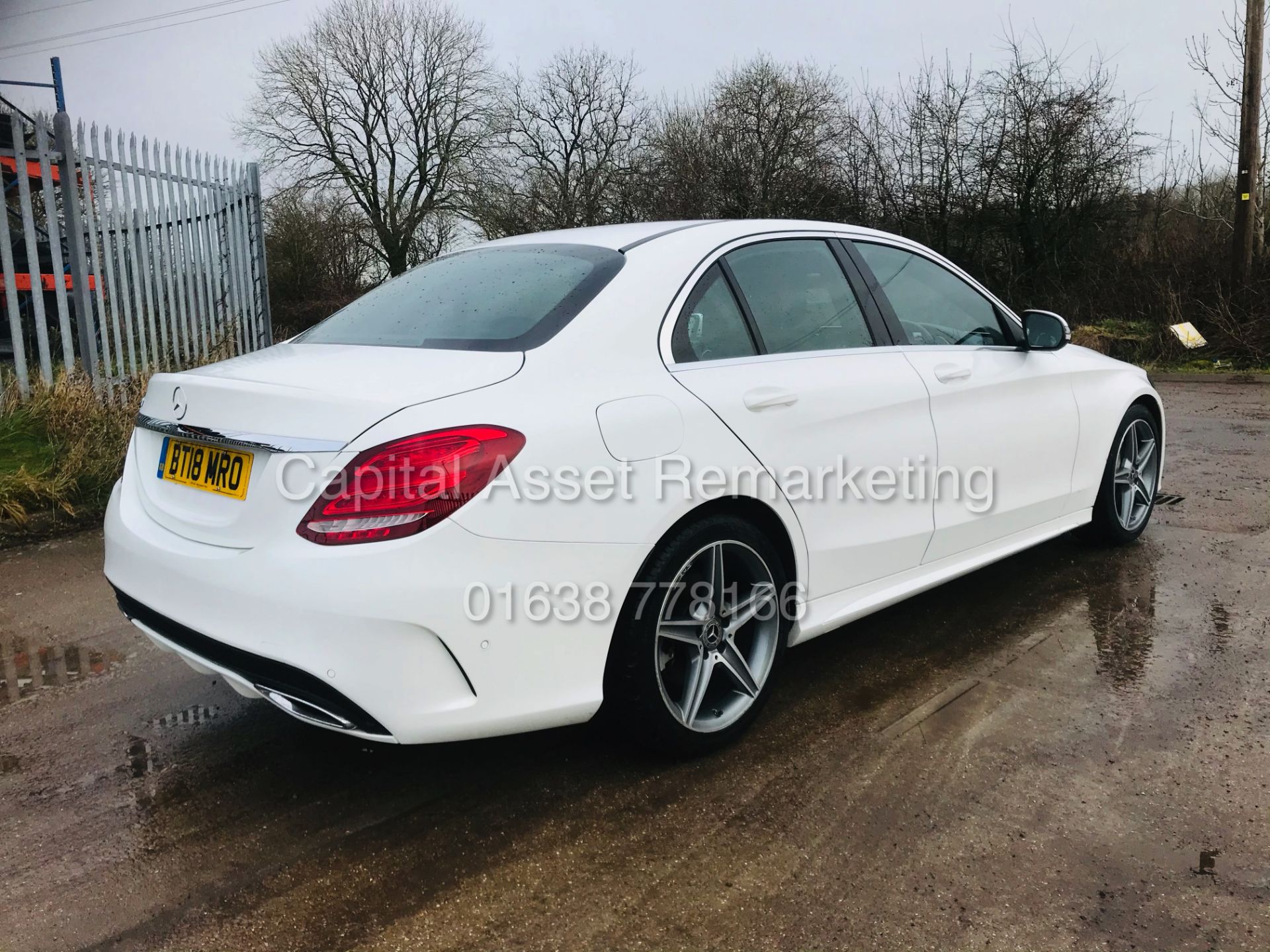 On Sale MERCEDES C220D "AMG-LINE" 9G TRONIC SALOON (18 REG) 1 OWNER WITH HISTORY - SAT NAV - - Image 7 of 36