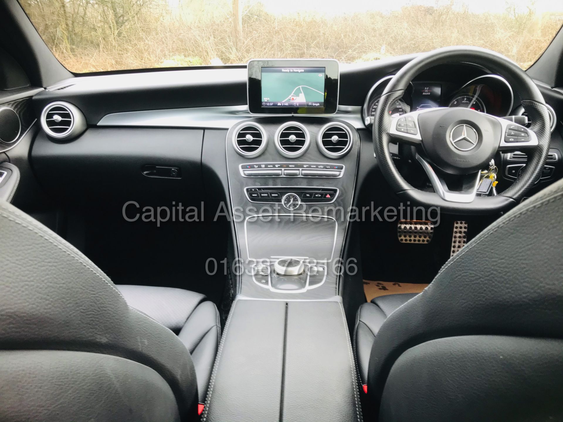 On Sale MERCEDES C220D "AMG-LINE" 9G TRONIC SALOON (18 REG) 1 OWNER WITH HISTORY - SAT NAV - - Image 13 of 36