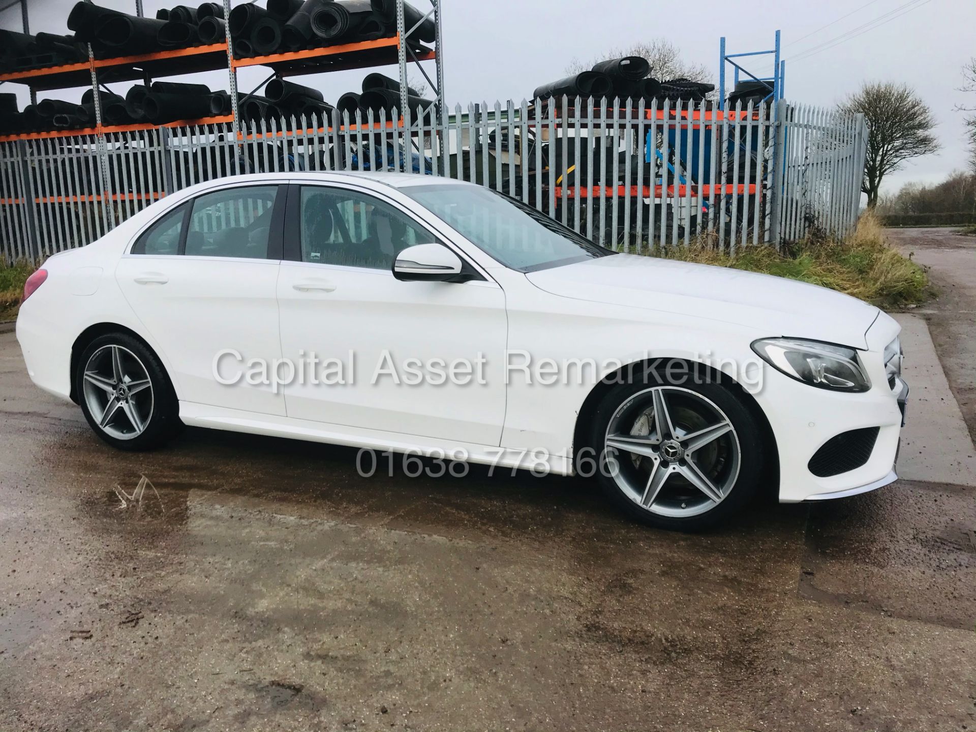 On Sale MERCEDES C220D "AMG-LINE" 9G TRONIC SALOON (18 REG) 1 OWNER WITH HISTORY - SAT NAV - - Image 5 of 36