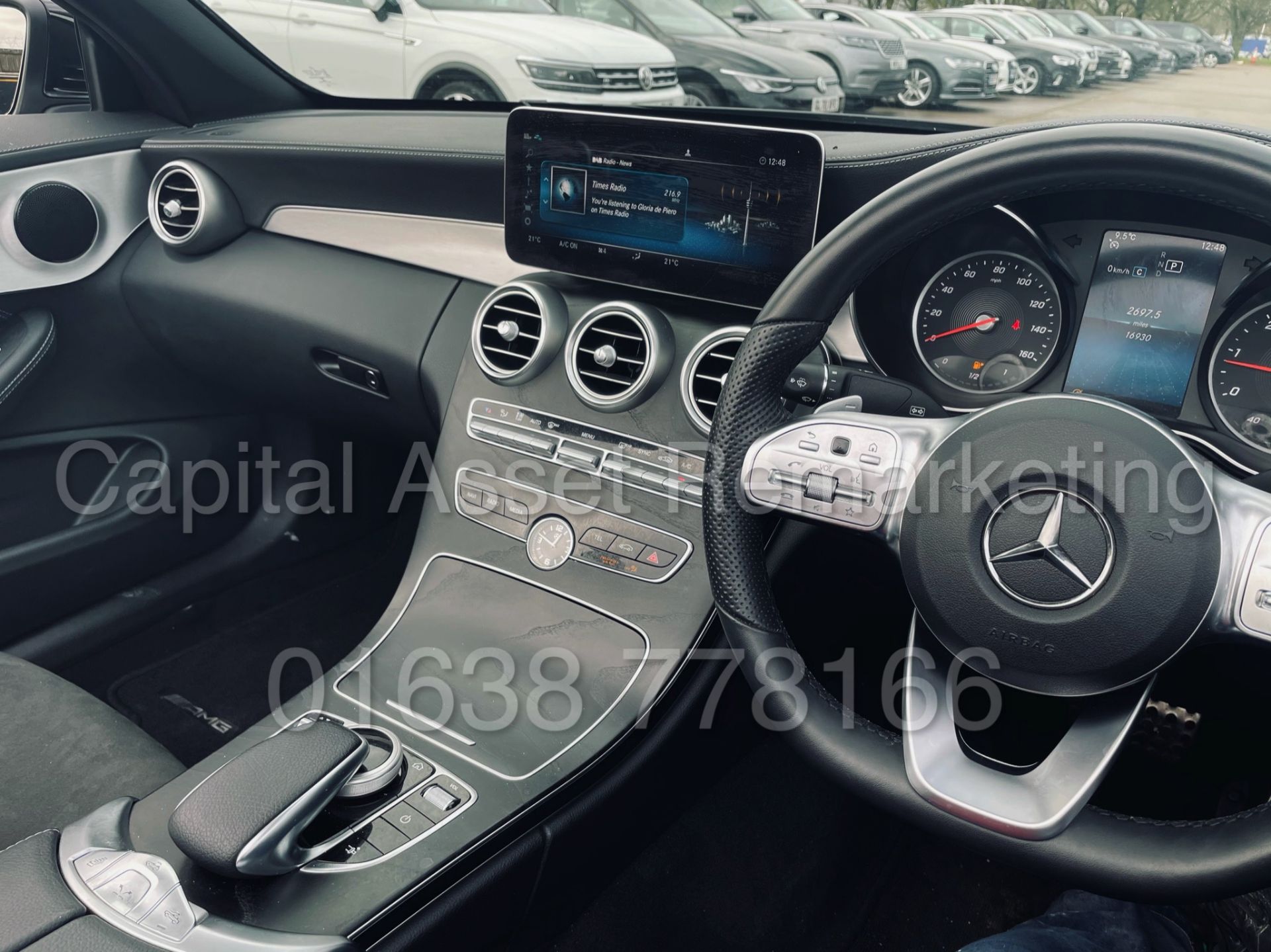 MERCEDES-BENZ C220D *AMG LINE - CABRIOLET* (2019) '9G TRONIC AUTO - LEATHER - SAT NAV' *HUGE SPEC* - Image 46 of 56