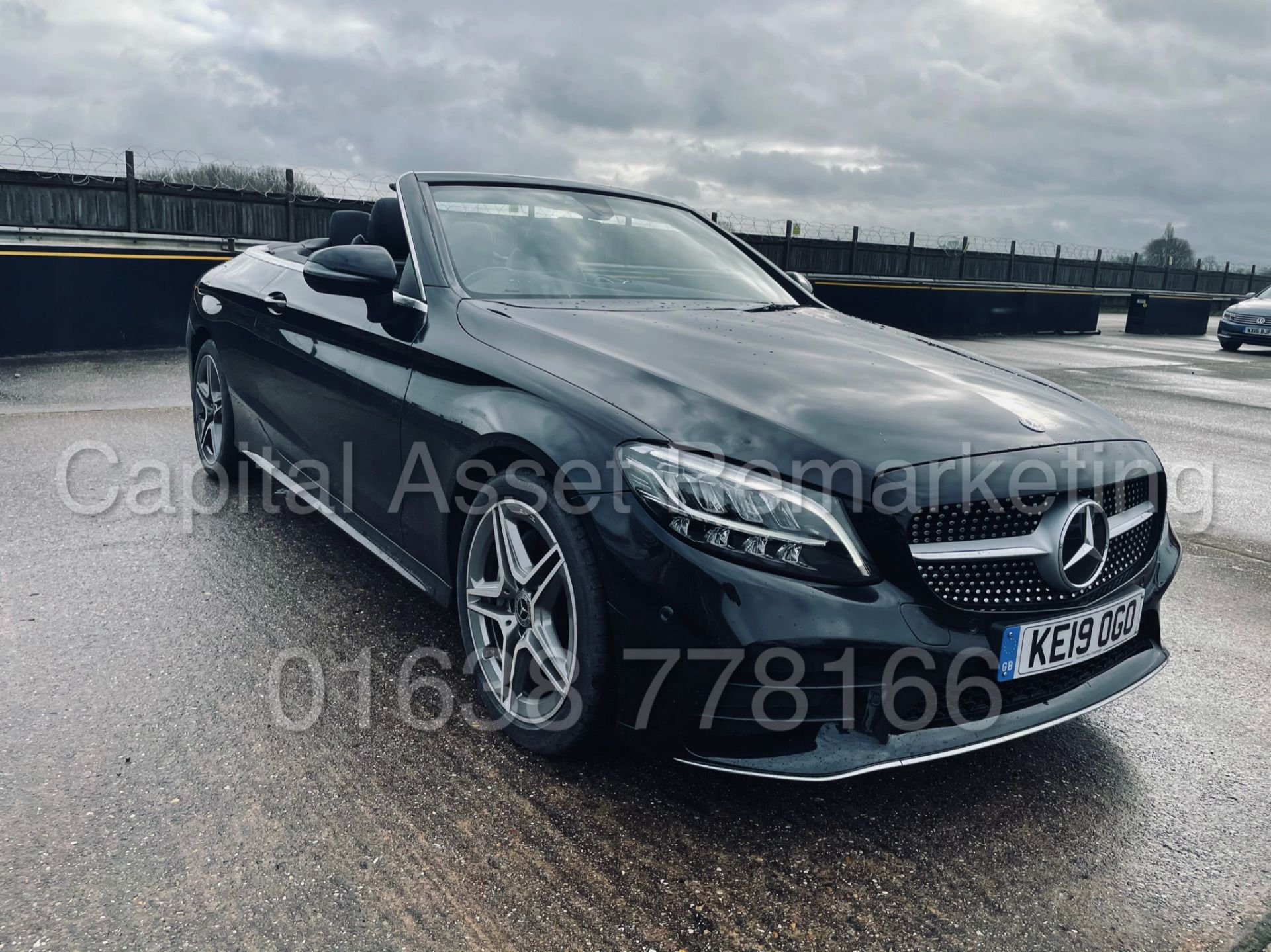 MERCEDES-BENZ C220D *AMG LINE - CABRIOLET* (2019) '9G TRONIC AUTO - LEATHER - SAT NAV' *HUGE SPEC* - Image 5 of 56