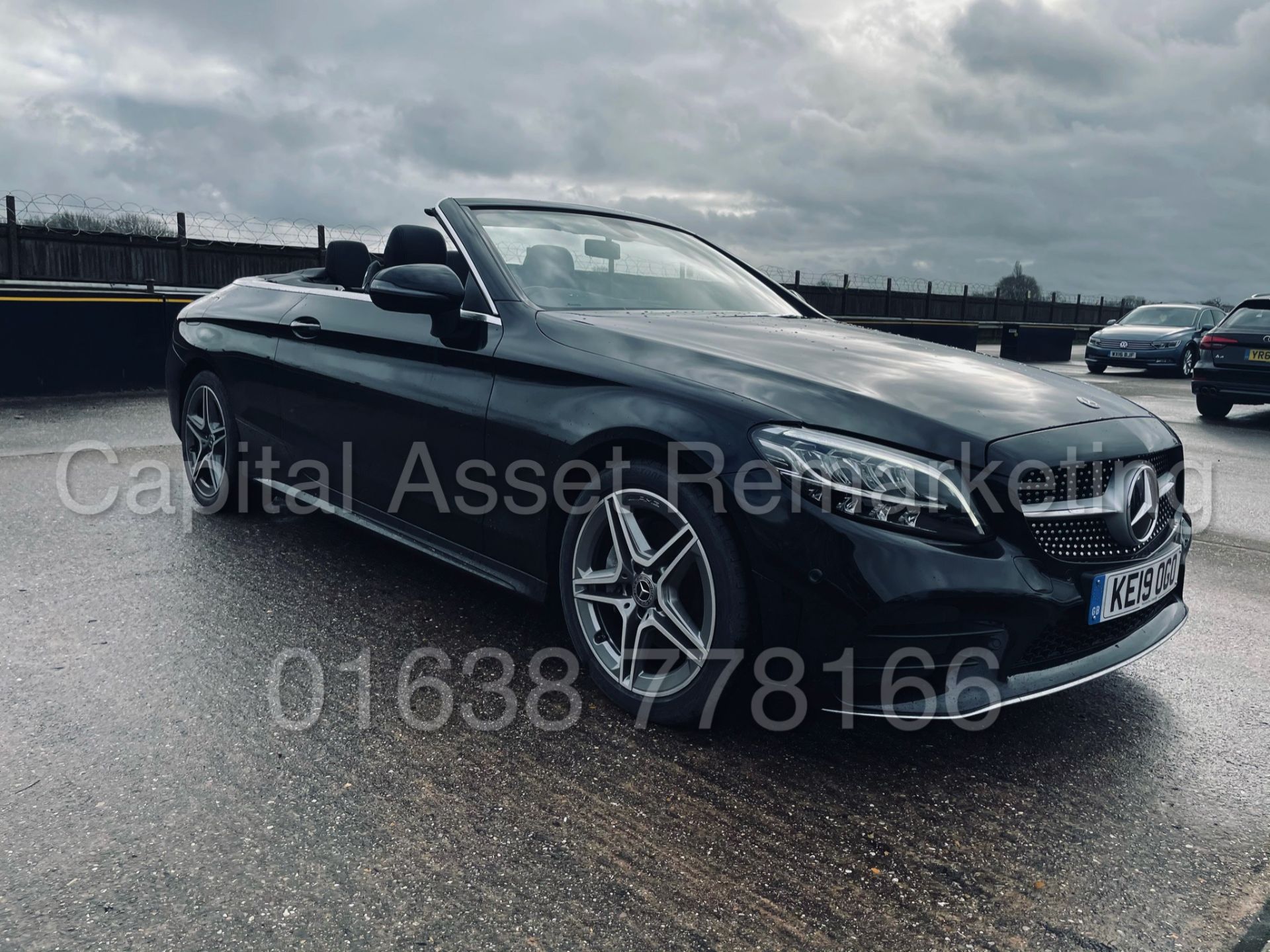 MERCEDES-BENZ C220D *AMG LINE - CABRIOLET* (2019) '9G TRONIC AUTO - LEATHER - SAT NAV' *HUGE SPEC* - Image 3 of 56