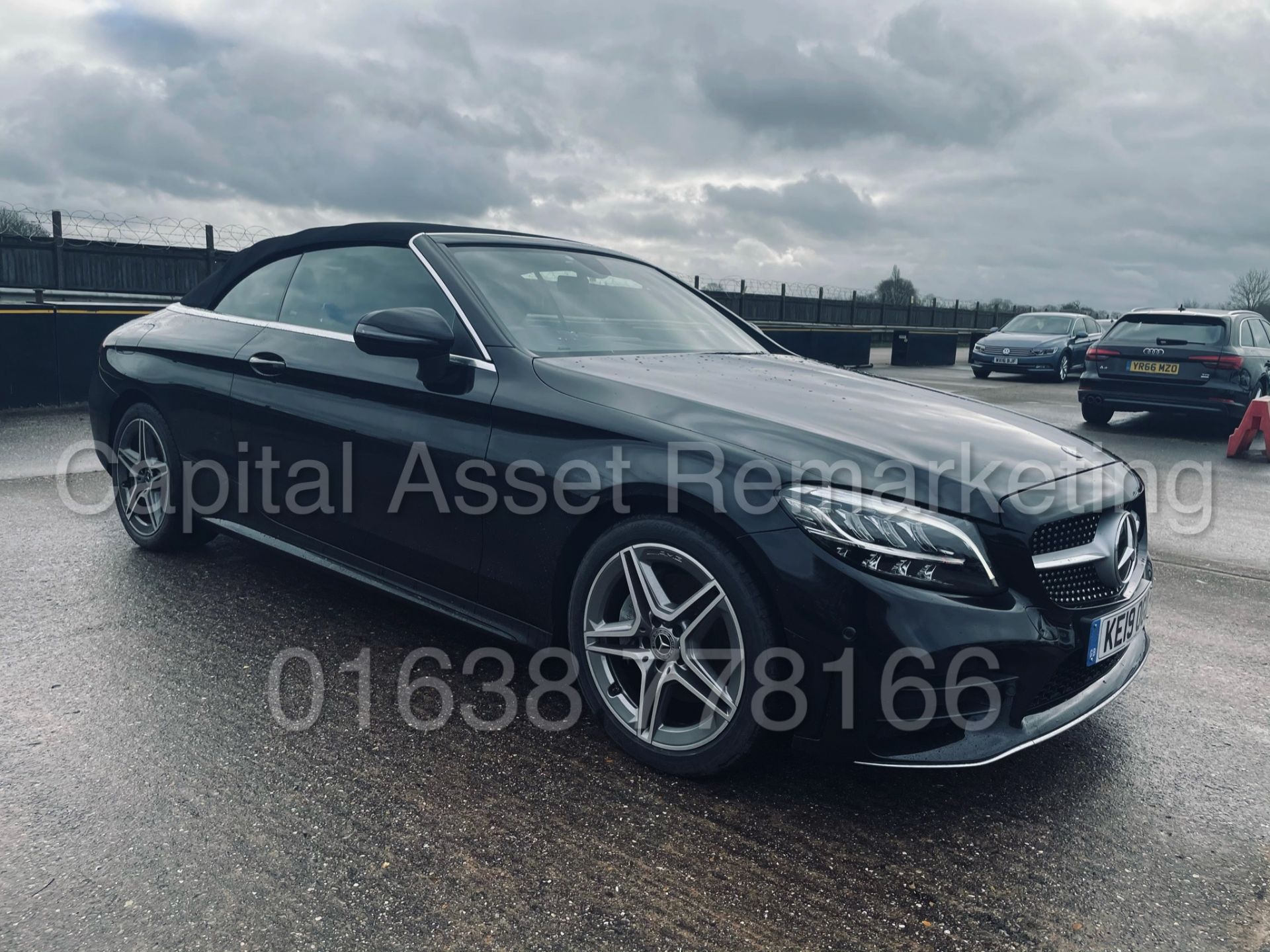 MERCEDES-BENZ C220D *AMG LINE - CABRIOLET* (2019) '9G TRONIC AUTO - LEATHER - SAT NAV' *HUGE SPEC* - Image 4 of 56