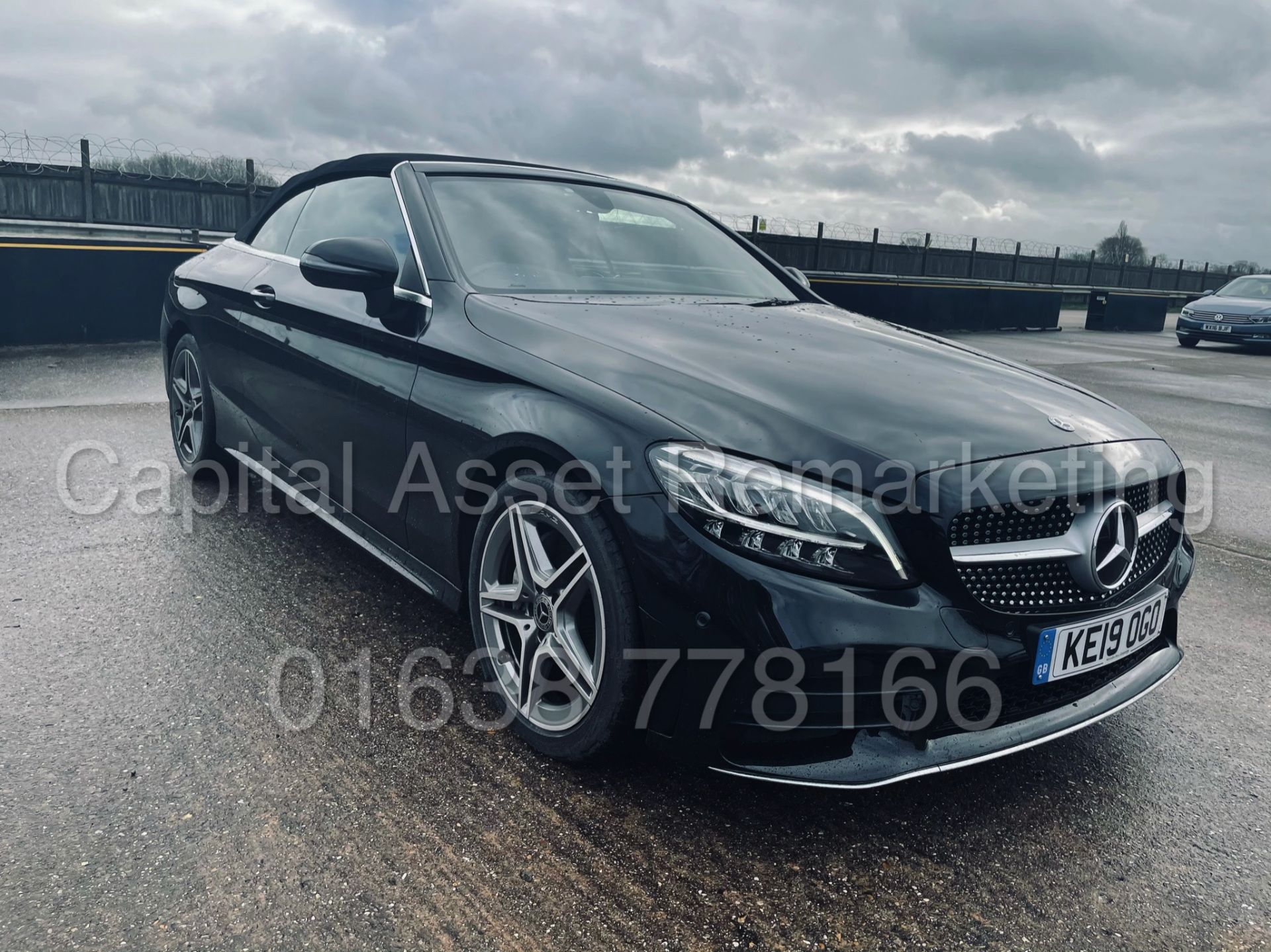 MERCEDES-BENZ C220D *AMG LINE - CABRIOLET* (2019) '9G TRONIC AUTO - LEATHER - SAT NAV' *HUGE SPEC* - Image 6 of 56