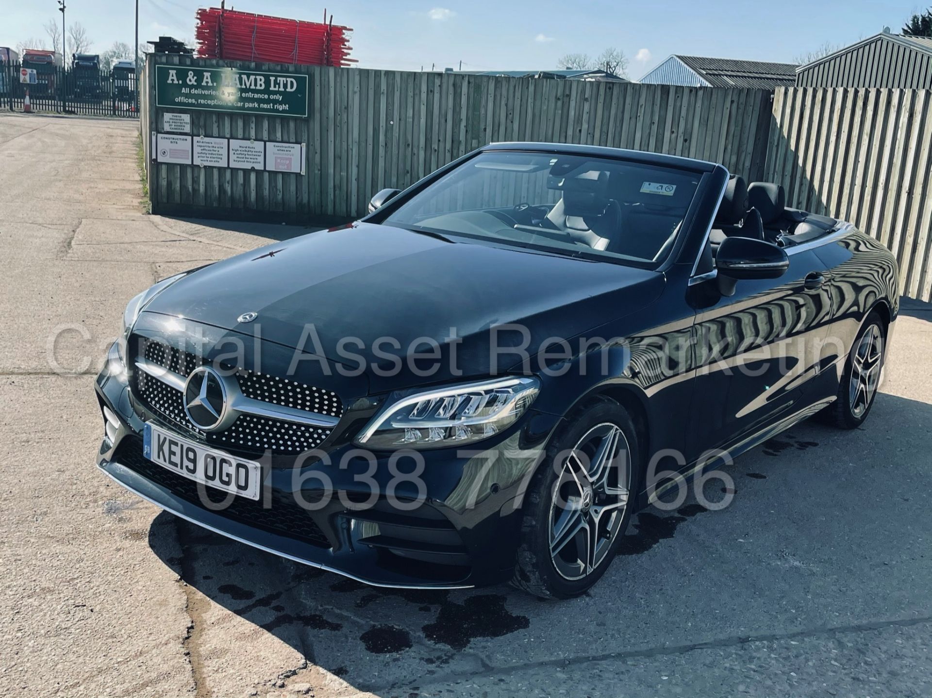 (ON SALE) MERCEDES C220D *AMG LINE -CABRIOLET* (2019) '9G TRONIC AUTO - LEATHER-SAT NAV' *HUGE SPEC* - Image 9 of 60