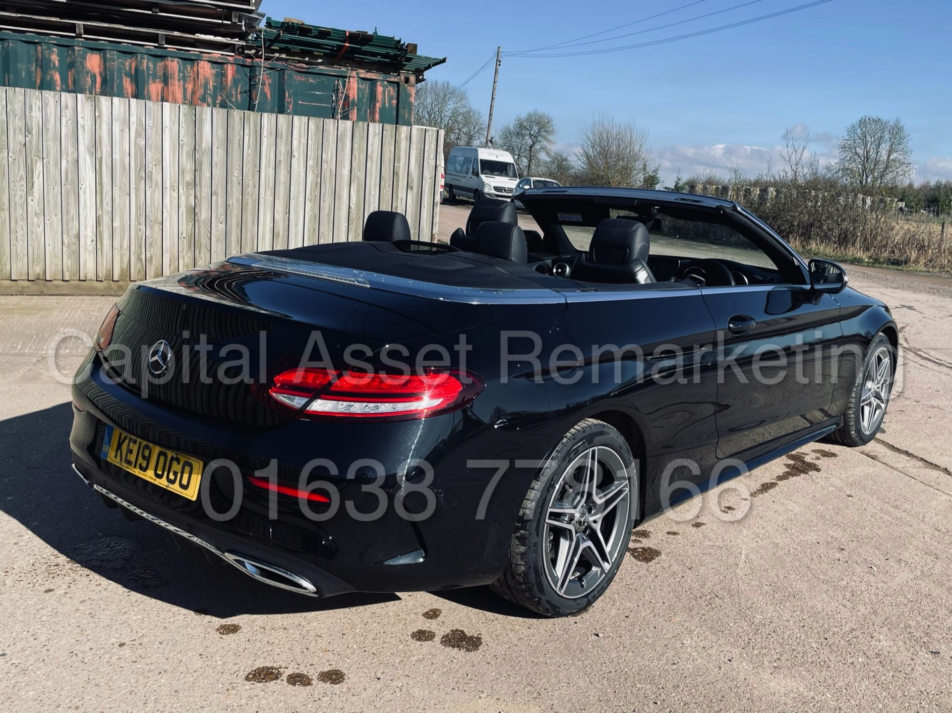 (ON SALE) MERCEDES C220D *AMG LINE -CABRIOLET* (2019) '9G TRONIC AUTO - LEATHER-SAT NAV' *HUGE SPEC* - Image 23 of 60