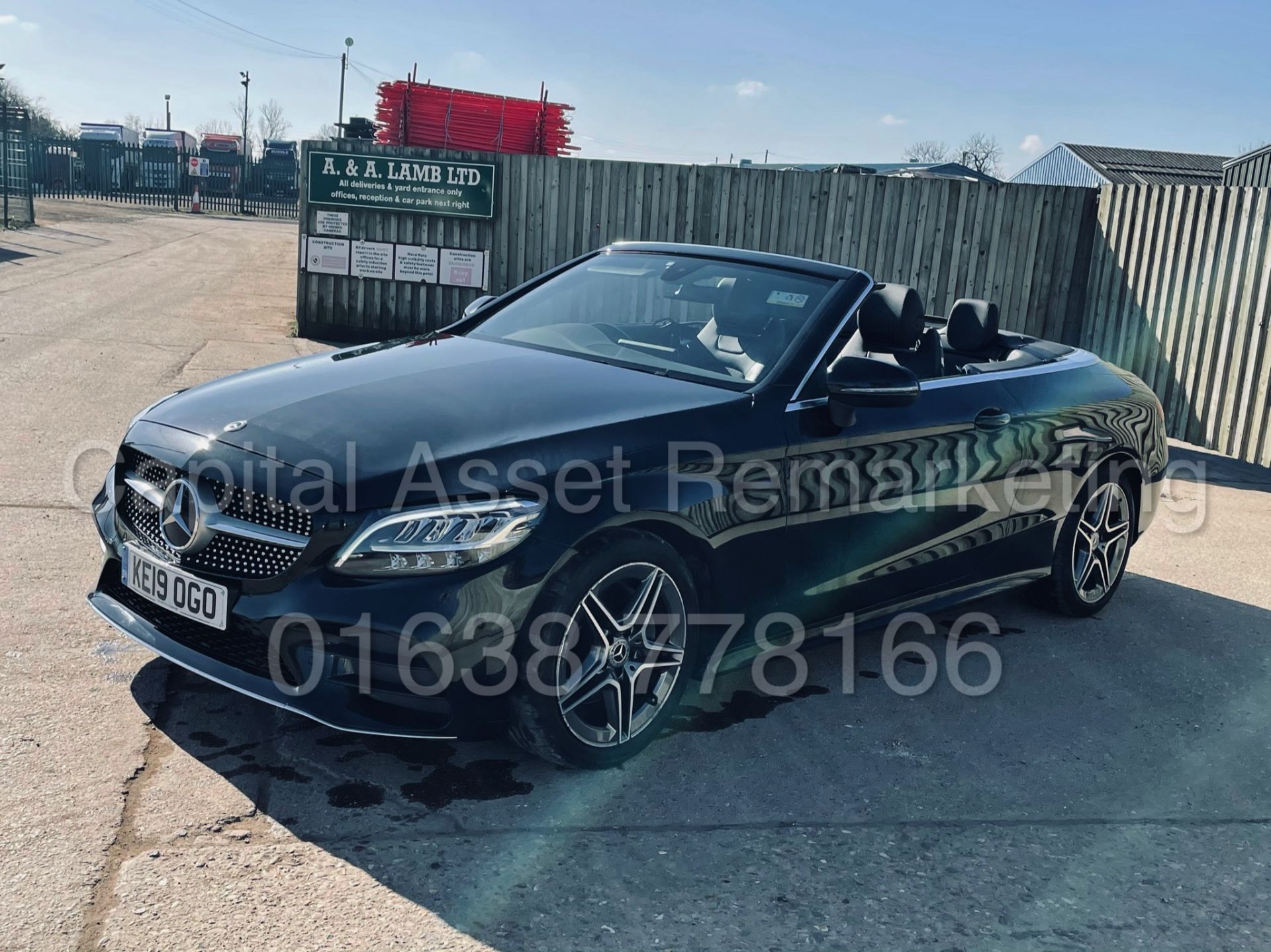 (ON SALE) MERCEDES C220D *AMG LINE -CABRIOLET* (2019) '9G TRONIC AUTO - LEATHER-SAT NAV' *HUGE SPEC* - Image 11 of 60