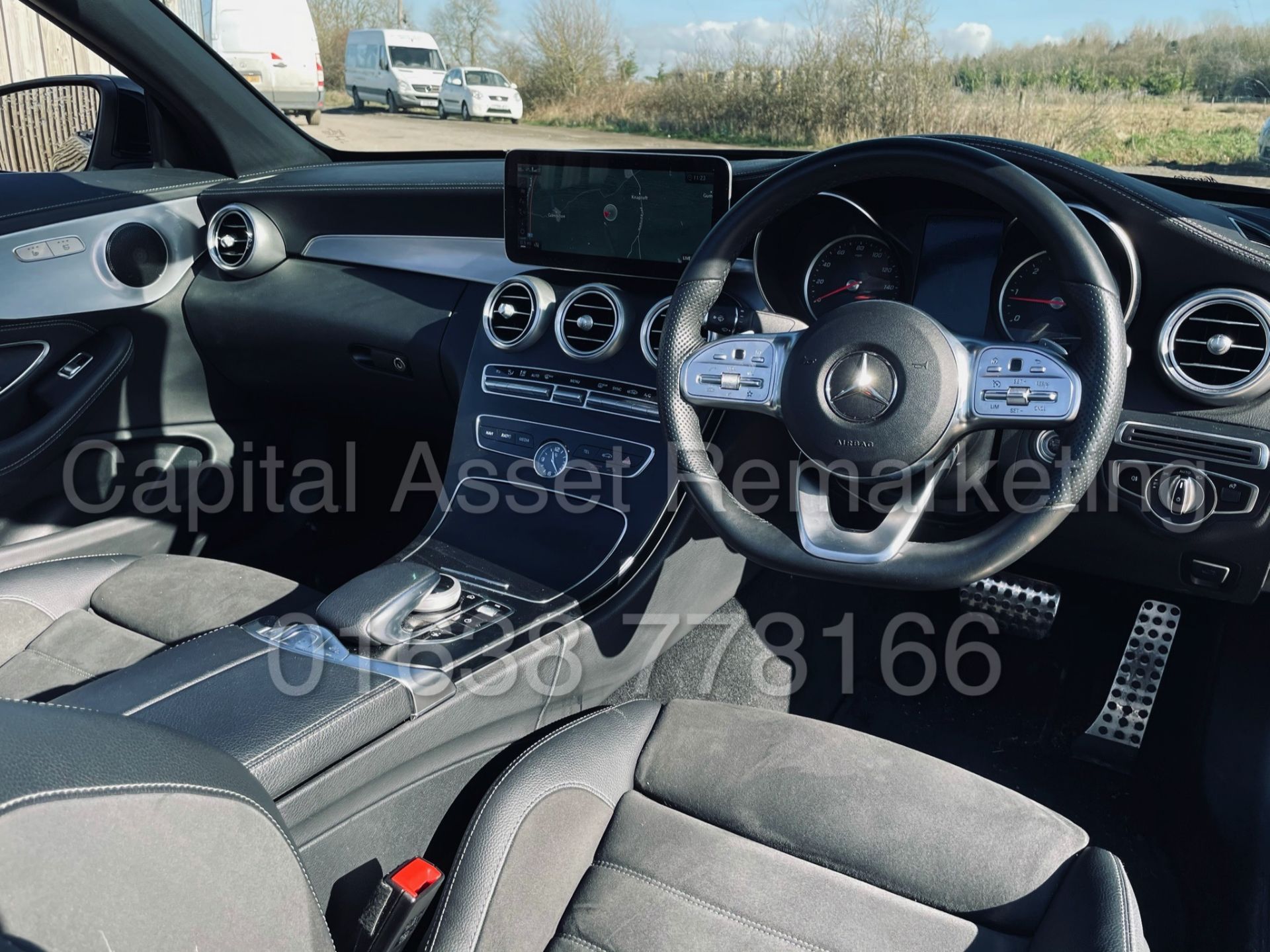 (ON SALE) MERCEDES C220D *AMG LINE -CABRIOLET* (2019) '9G TRONIC AUTO - LEATHER-SAT NAV' *HUGE SPEC* - Image 48 of 60