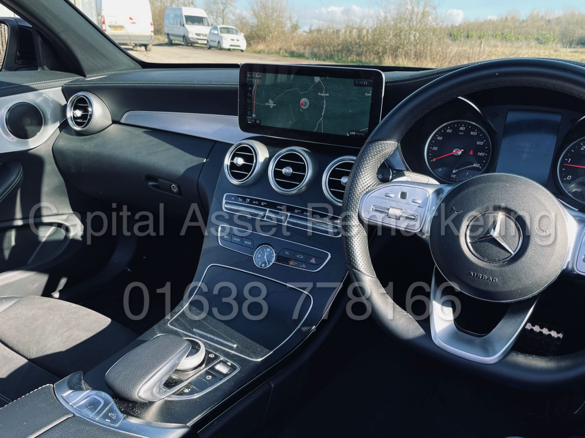 (ON SALE) MERCEDES C220D *AMG LINE -CABRIOLET* (2019) '9G TRONIC AUTO - LEATHER-SAT NAV' *HUGE SPEC* - Image 50 of 60