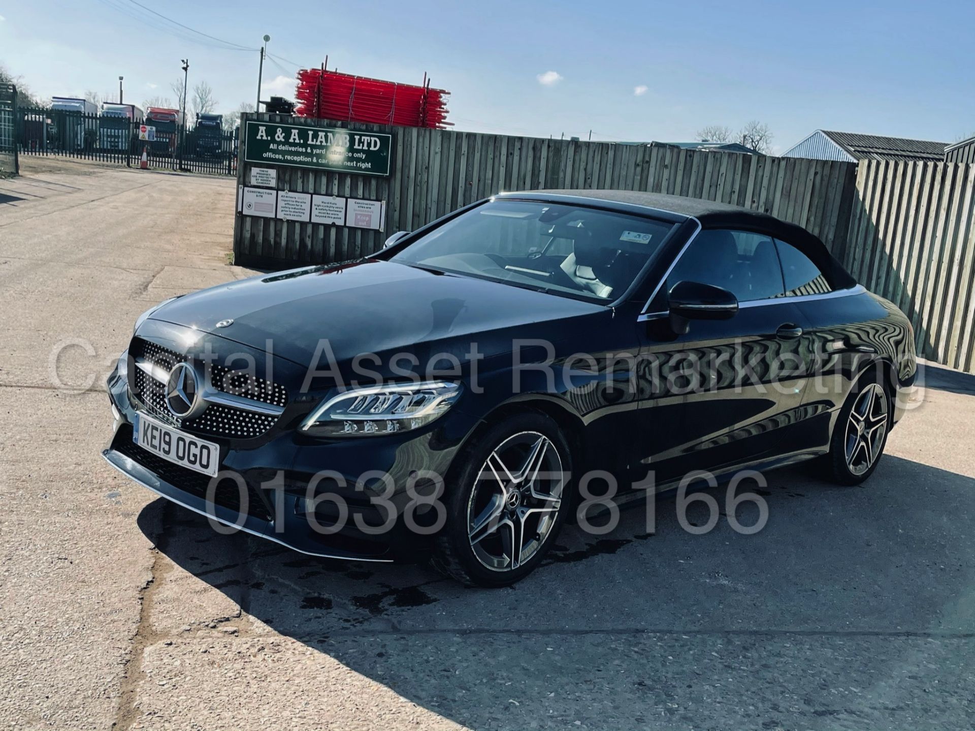 (ON SALE) MERCEDES C220D *AMG LINE -CABRIOLET* (2019) '9G TRONIC AUTO - LEATHER-SAT NAV' *HUGE SPEC* - Image 12 of 60