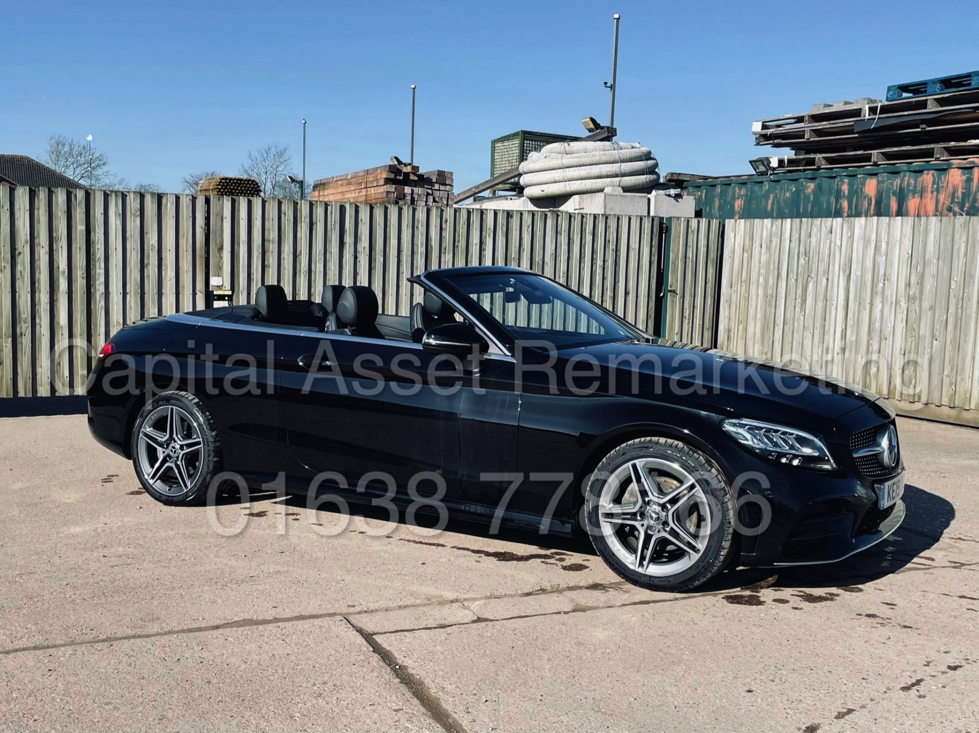 (ON SALE) MERCEDES C220D *AMG LINE -CABRIOLET* (2019) '9G TRONIC AUTO - LEATHER-SAT NAV' *HUGE SPEC* - Image 3 of 60