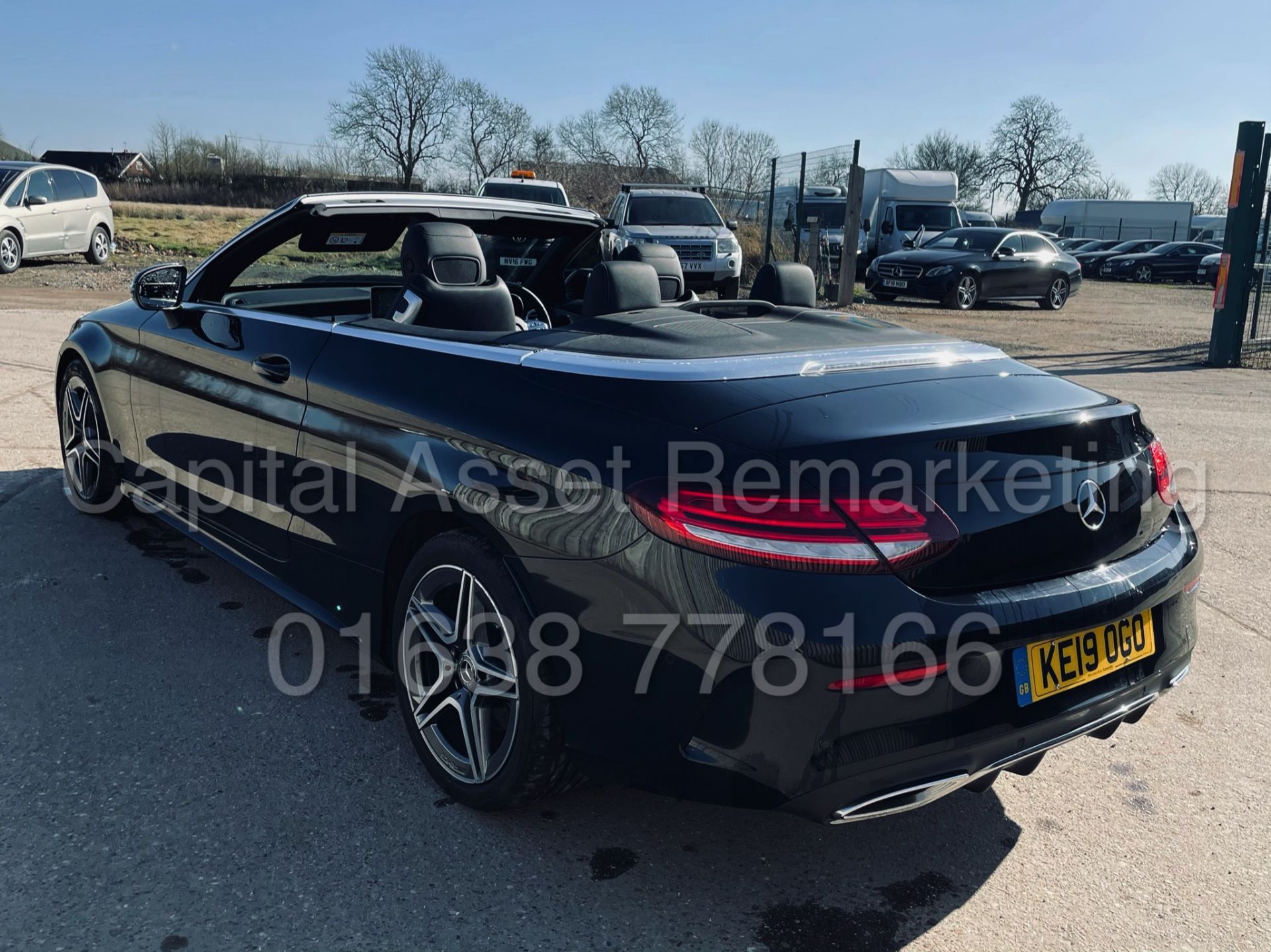 (ON SALE) MERCEDES C220D *AMG LINE -CABRIOLET* (2019) '9G TRONIC AUTO - LEATHER-SAT NAV' *HUGE SPEC* - Image 19 of 60