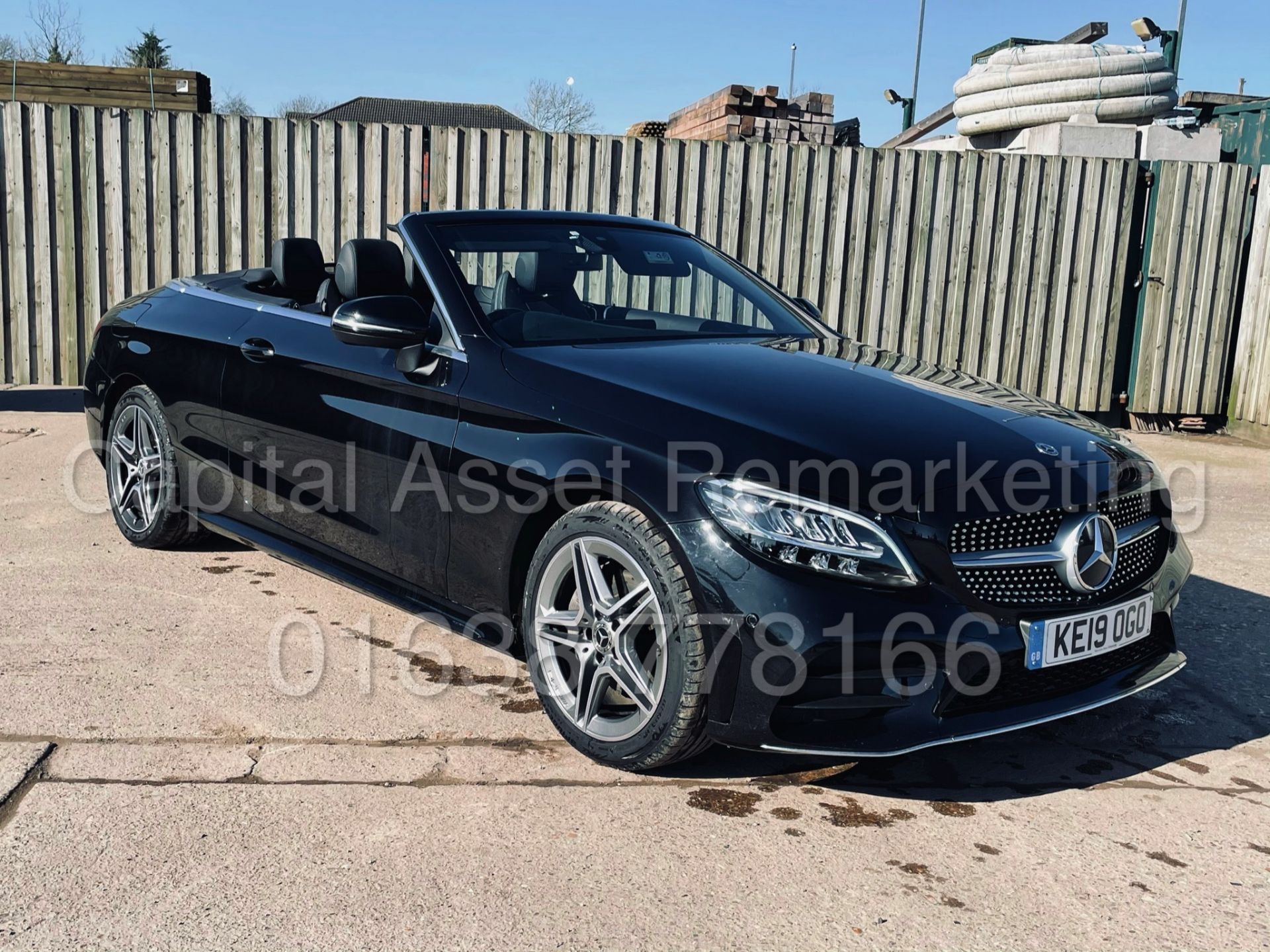 (ON SALE) MERCEDES C220D *AMG LINE -CABRIOLET* (2019) '9G TRONIC AUTO - LEATHER-SAT NAV' *HUGE SPEC*