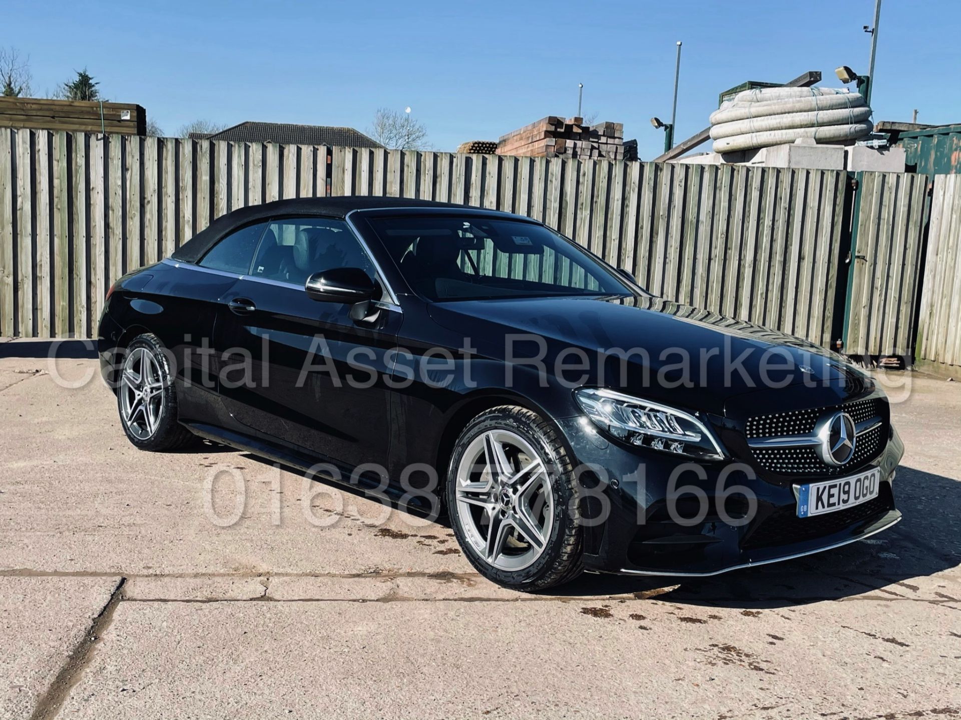 (ON SALE) MERCEDES C220D *AMG LINE -CABRIOLET* (2019) '9G TRONIC AUTO - LEATHER-SAT NAV' *HUGE SPEC* - Image 6 of 60