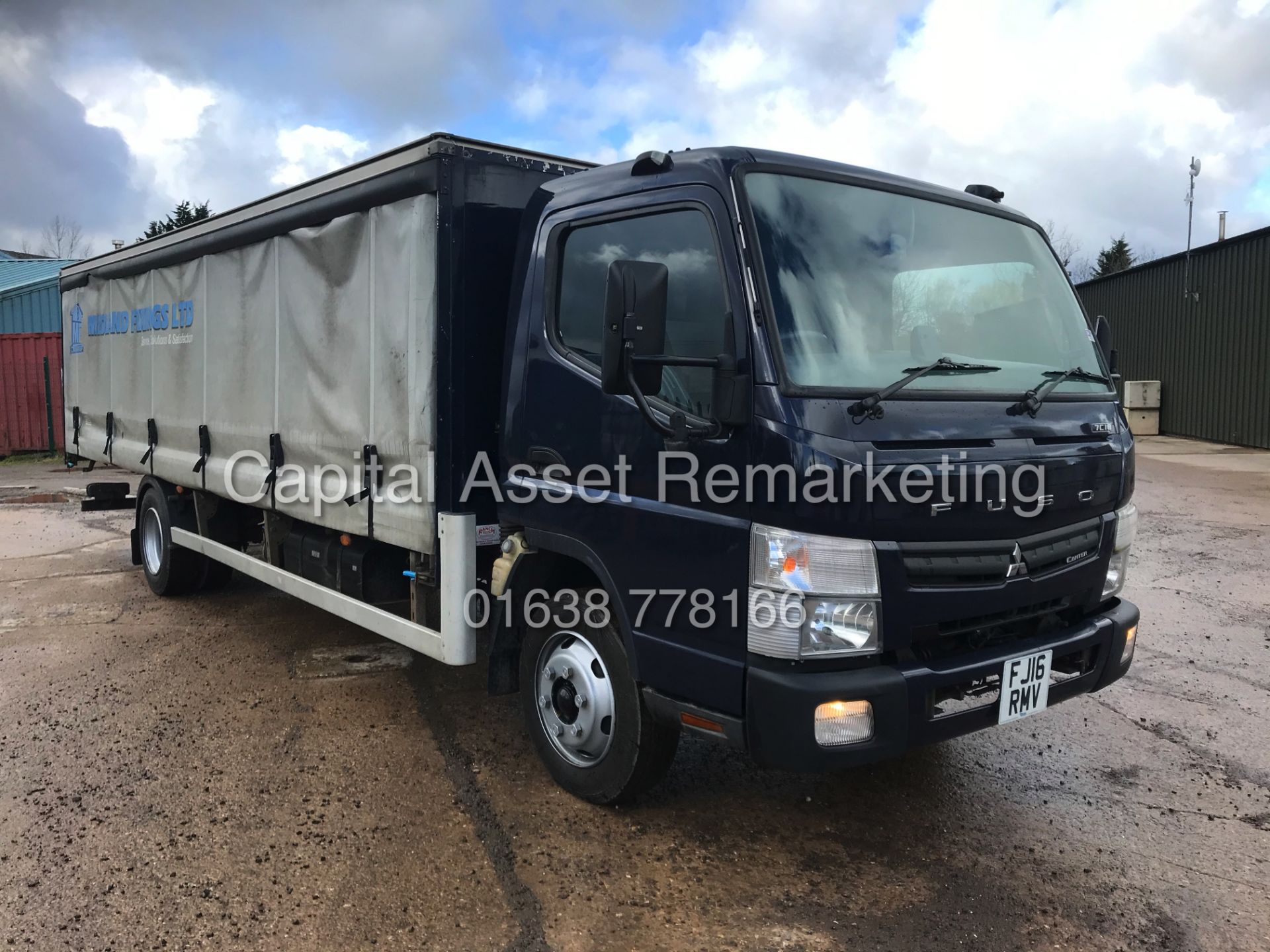 MITSUBISHI FUSO CANTER 7C18 (16 REG) 1 OWNER *EURO 6 / ULEZ COMPLIANT - CURTAIN SIDE BODY - Image 3 of 21