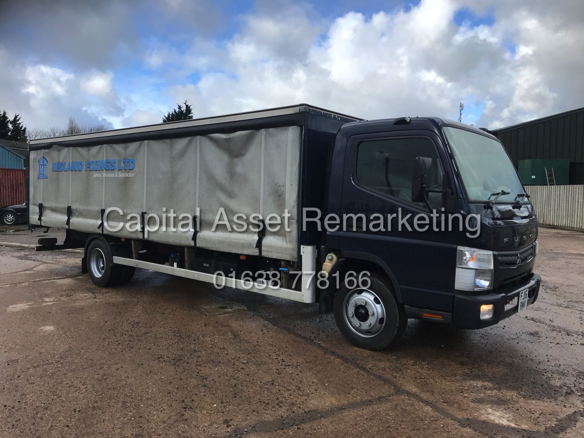 MITSUBISHI FUSO CANTER 7C18 (16 REG) 1 OWNER *EURO 6 / ULEZ COMPLIANT - CURTAIN SIDE BODY - Image 2 of 21