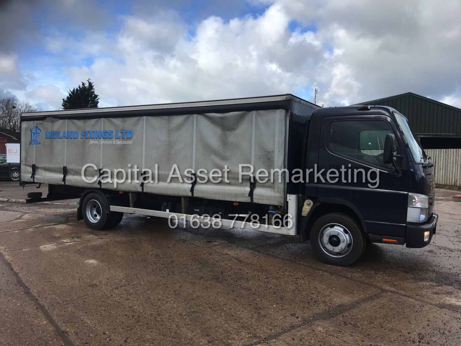 MITSUBISHI FUSO CANTER 7C18 (16 REG) 1 OWNER *EURO 6 / ULEZ COMPLIANT - CURTAIN SIDE BODY