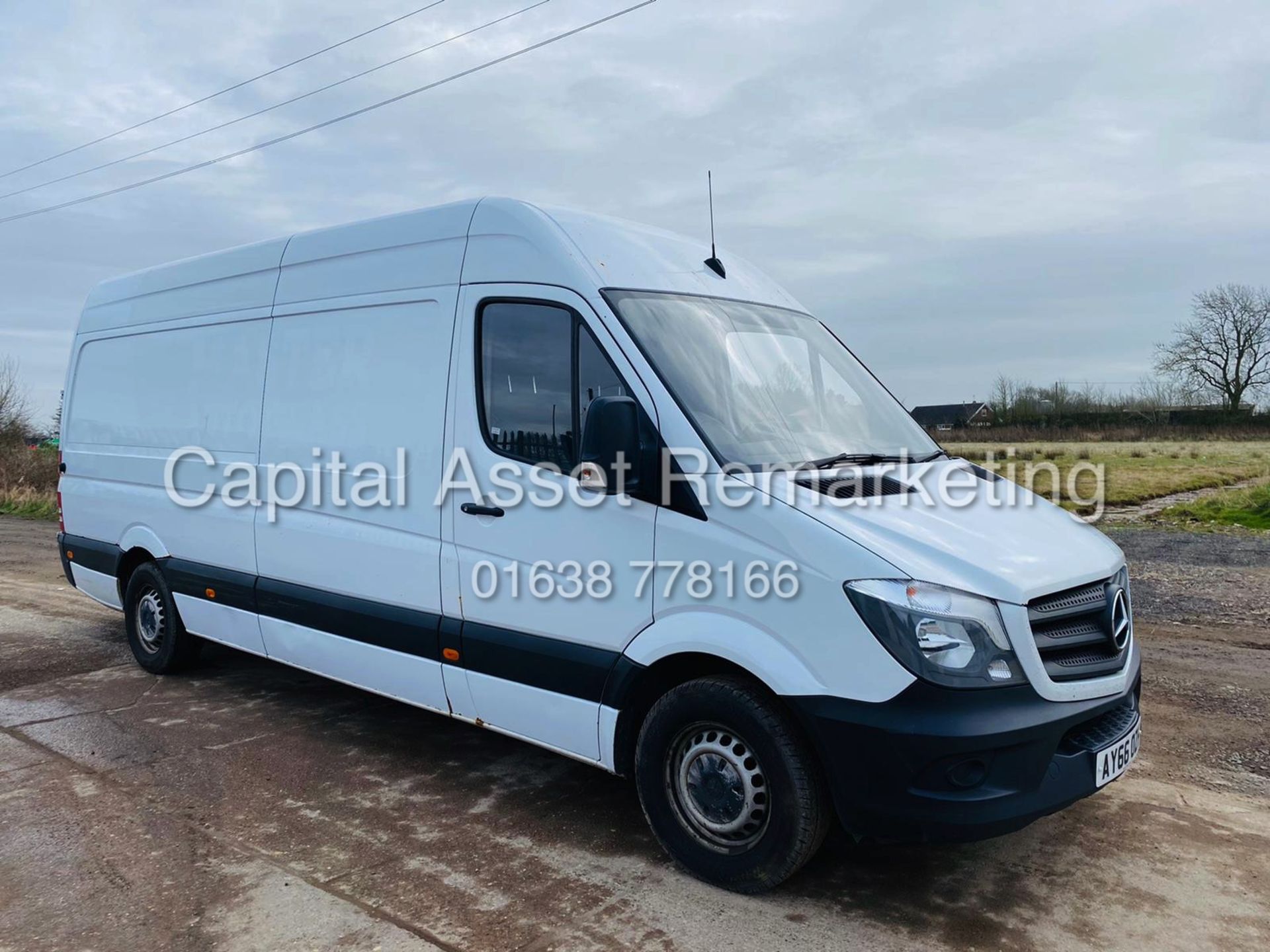 ON SALE MERCEDES SPRINTER 313CDI LWB (66 REG) EURO 6 / ULEZ COMPLIANT - CRUISE - ELEC PACK - 1 OWNER