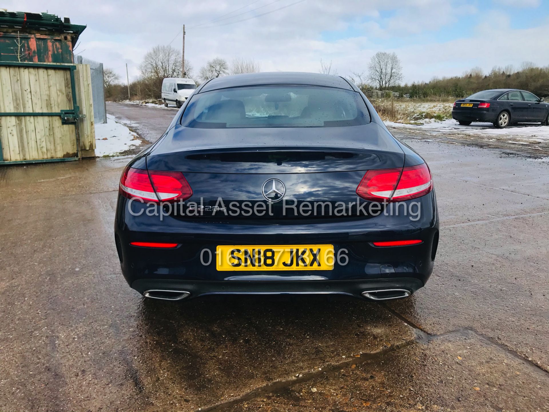 MERCEDES C220d "AMG-LINE" 9G TRONIC COUPE (18 REG) EURO 6 - SAT NAV - LEATHER - REVERSING CAMERA - Image 8 of 29