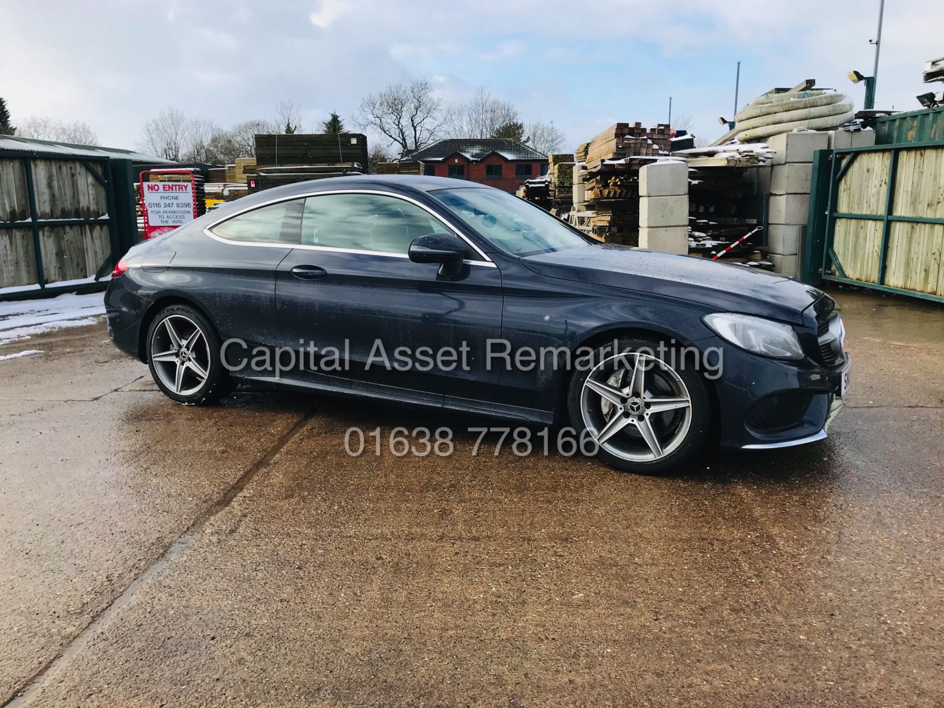 MERCEDES C220d "AMG-LINE" 9G TRONIC COUPE (18 REG) EURO 6 - SAT NAV - LEATHER - REVERSING CAMERA