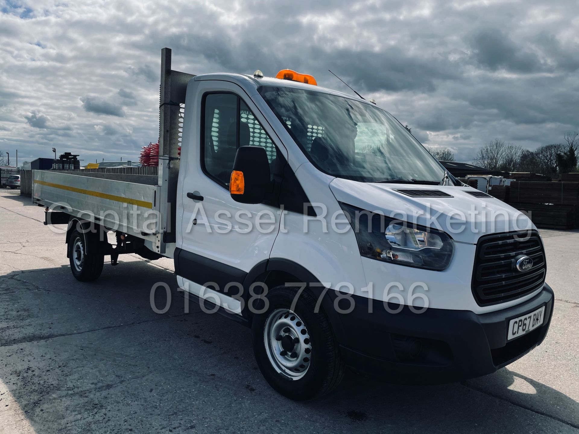 ON SALE FORD TRANSIT 130 T350 *LWB - ALLOY DROPSIDE * (2018 MODEL - EURO 6) '130 BHP - ' (1 OWNER) - Image 3 of 41