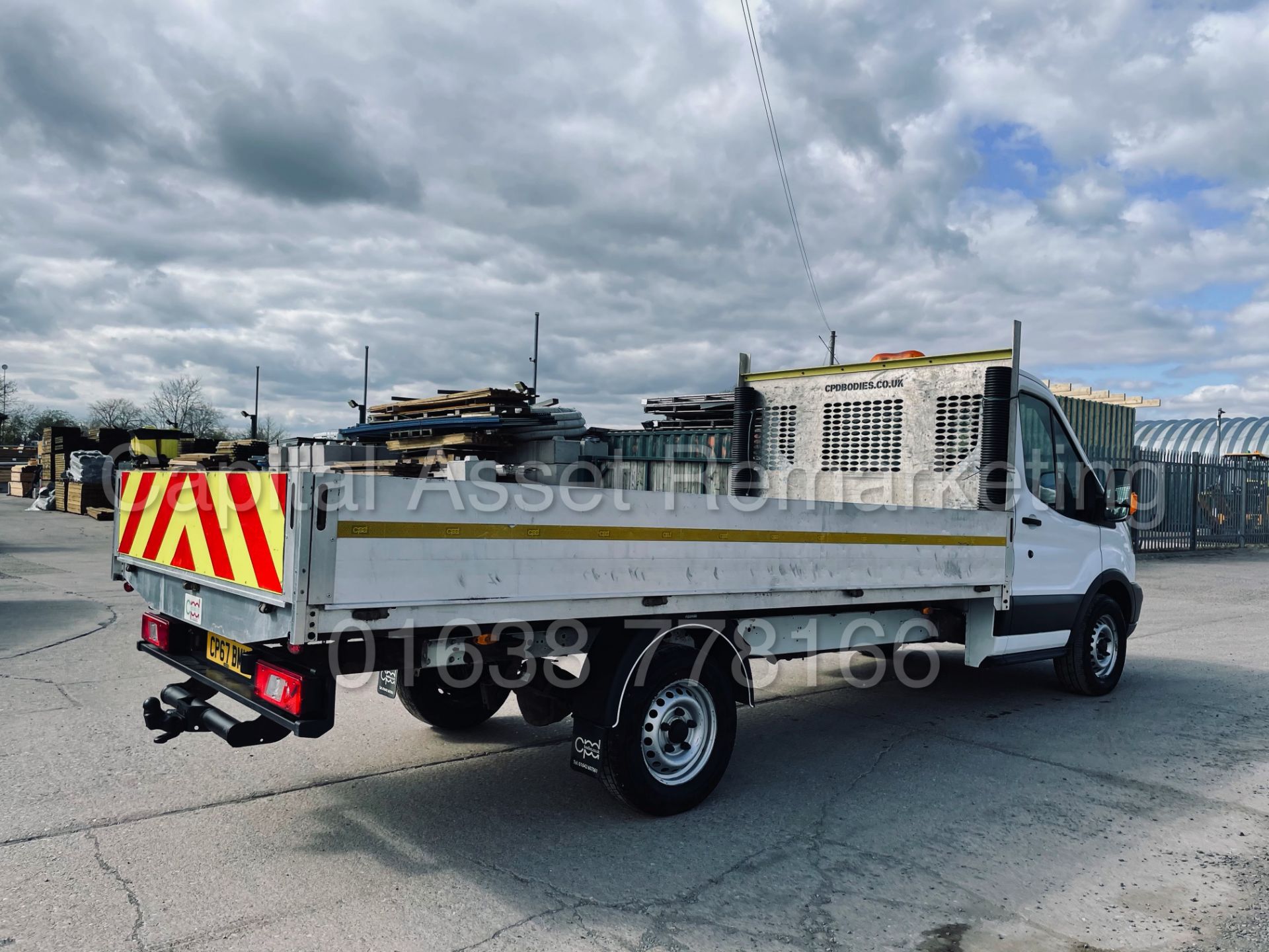 ON SALE FORD TRANSIT 130 T350 *LWB - ALLOY DROPSIDE * (2018 MODEL - EURO 6) '130 BHP - ' (1 OWNER) - Image 13 of 41