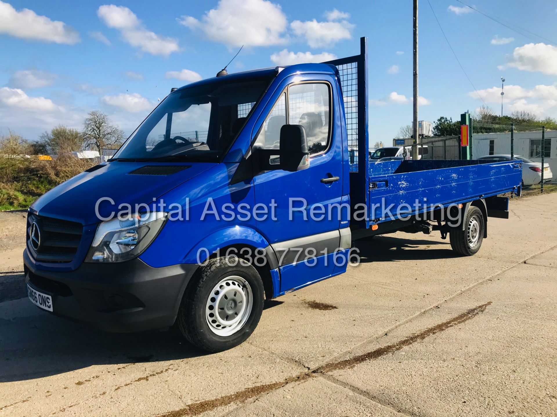 MERCEDES SPRINTER 314CDI "LWB" ALLOY DROPSIDE TRUCK - 2017 MODEL - EURO 6 - 3500KGS - RARE DROPSIDE! - Image 2 of 20