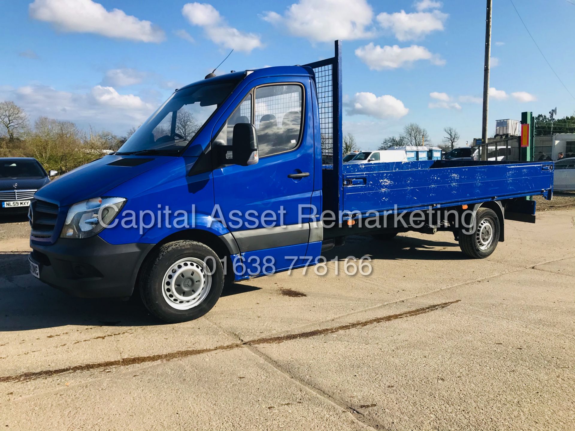 MERCEDES SPRINTER 314CDI "LWB" ALLOY DROPSIDE TRUCK - 2017 MODEL - EURO 6 - 3500KGS - RARE DROPSIDE!