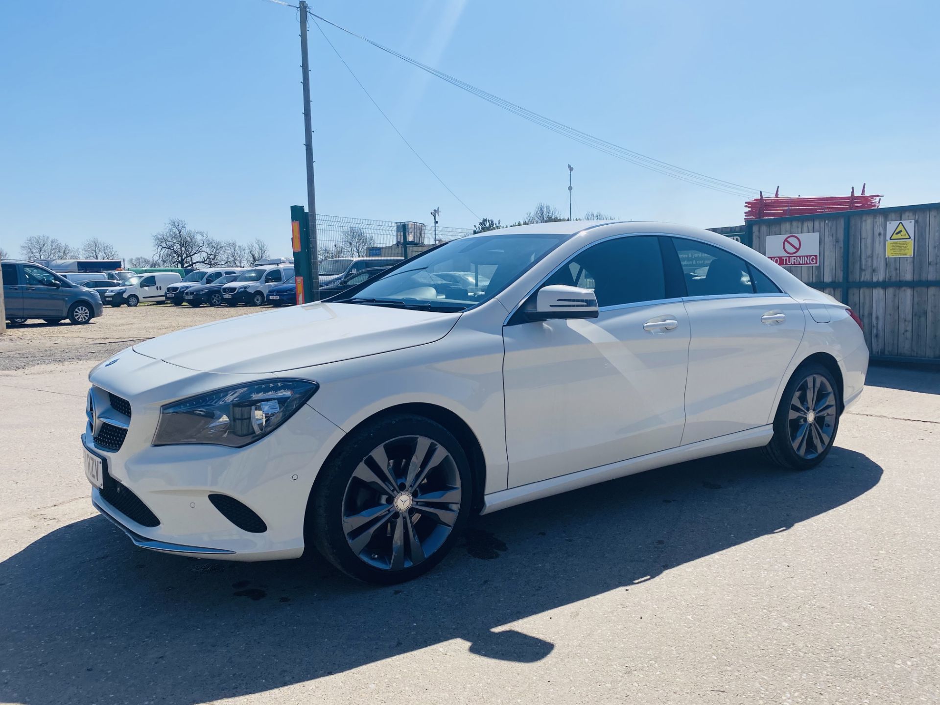 (ON SALE) MERCEDES CLA 200d "SPORT"( 17 REG ) LEATHER - SAT NAV - "WHITE" - AIR CON - HUGE SPEC - Image 6 of 22