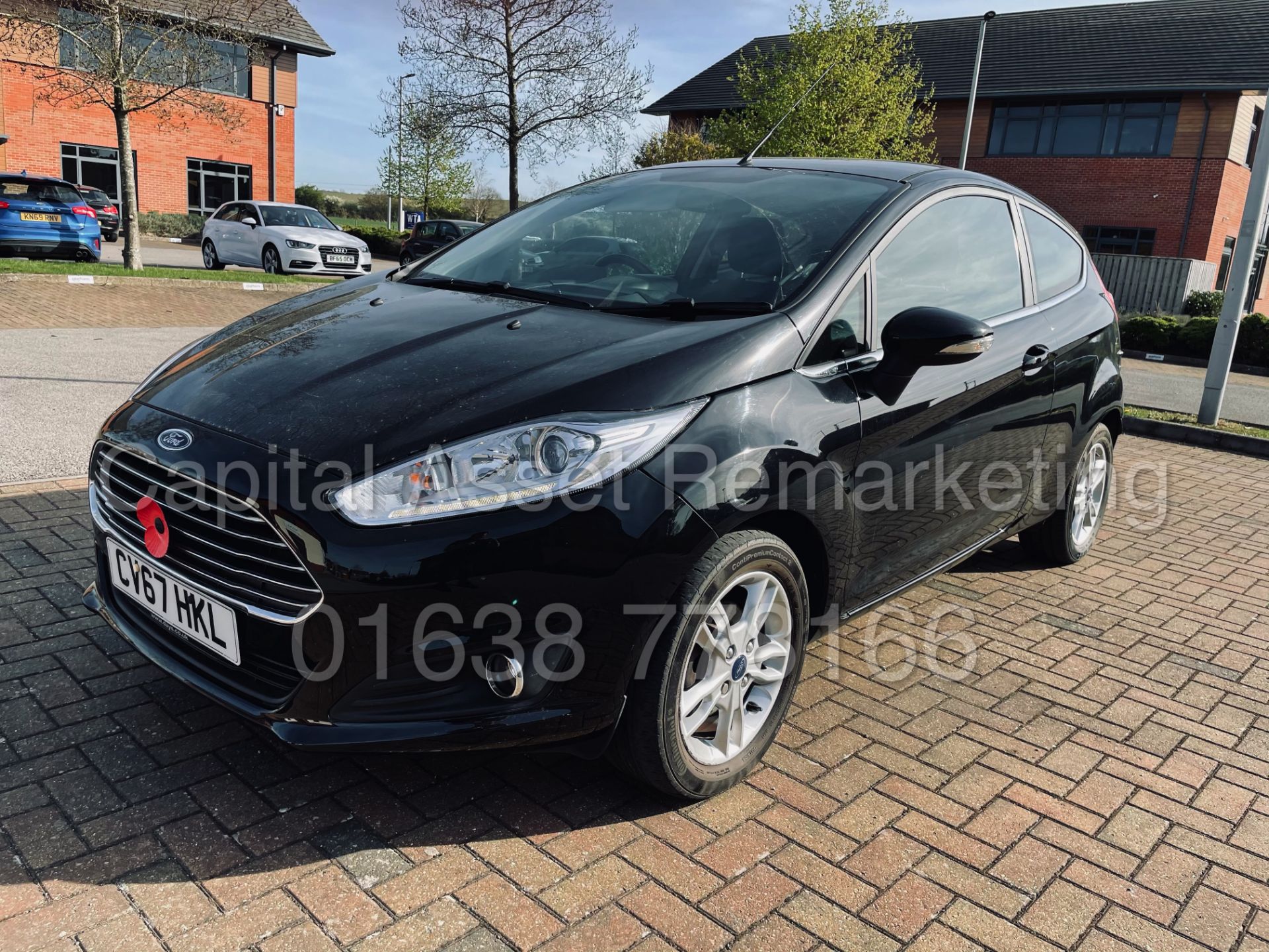 FORD FIESTA 1.5TDCI "ZETEC" BLACK EDITION - 67 REG - ONLY 15K MILES!!! - AIR CON - SAT NAV - WOW!! - Image 5 of 40