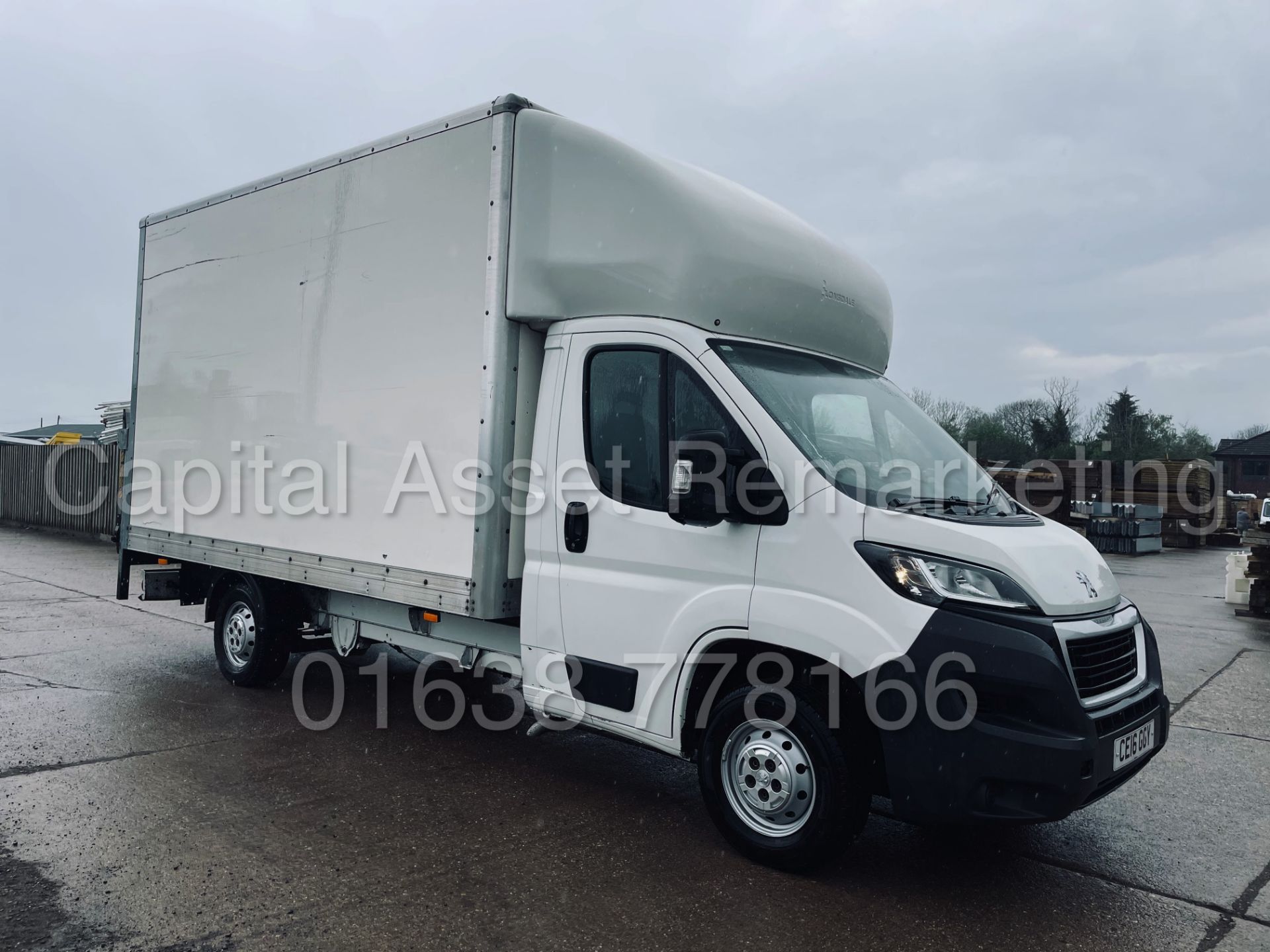 PEUGEOT BOXER 335 *LWB - LUTON / BOX VAN* (2016) '2.2 HDI - 130 BHP - 6 SPEED' *TAIL-LIFT* (1 OWNER) - Image 2 of 35