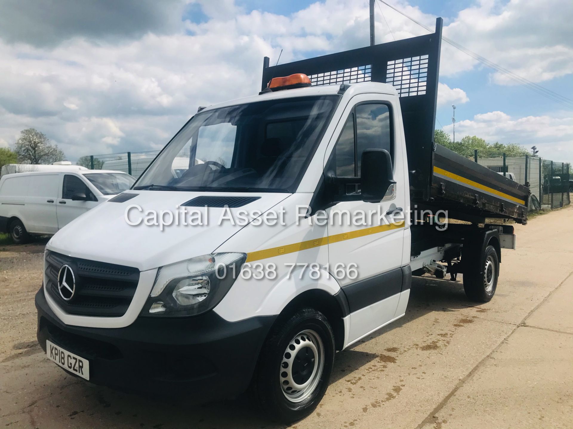 MERCEDES SPRINTER 314CDI "TIPPER" TRUCK (18 REG) ONLY 42K MILES GENUINE - 1 OWNER "EURO 6" - Image 5 of 18