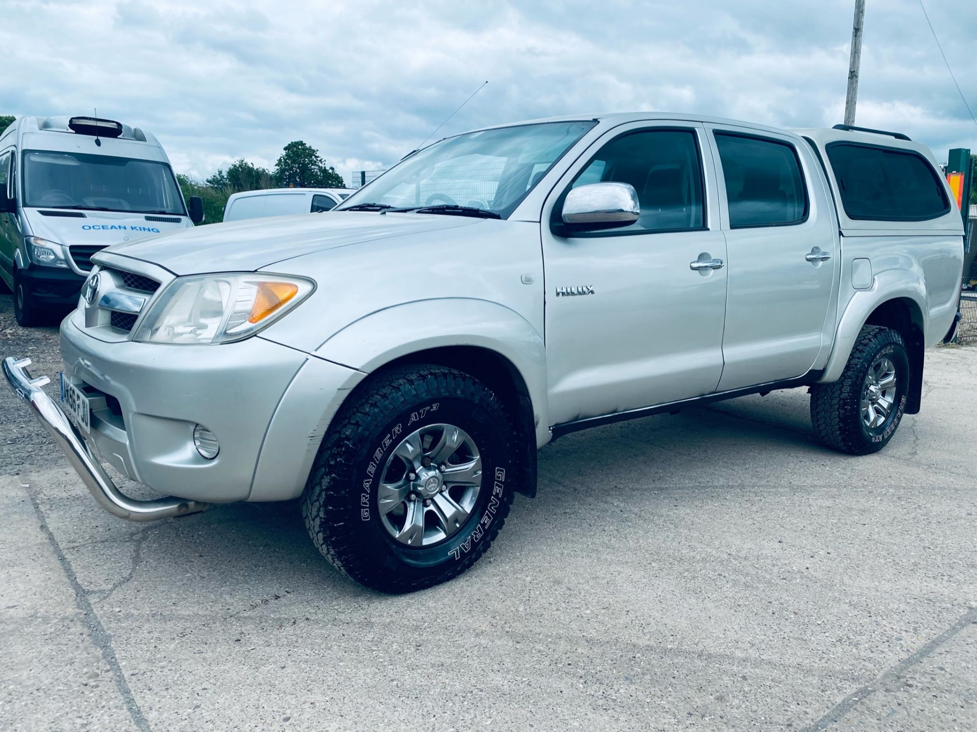 ON SALE TOYOTA HILUX D4-D HL3 DOUBLE CAB -PICKUP (2007 MODEL) AC / ELEC PACK-ALLOYS-CANOPY *NO VAT* - Image 3 of 14