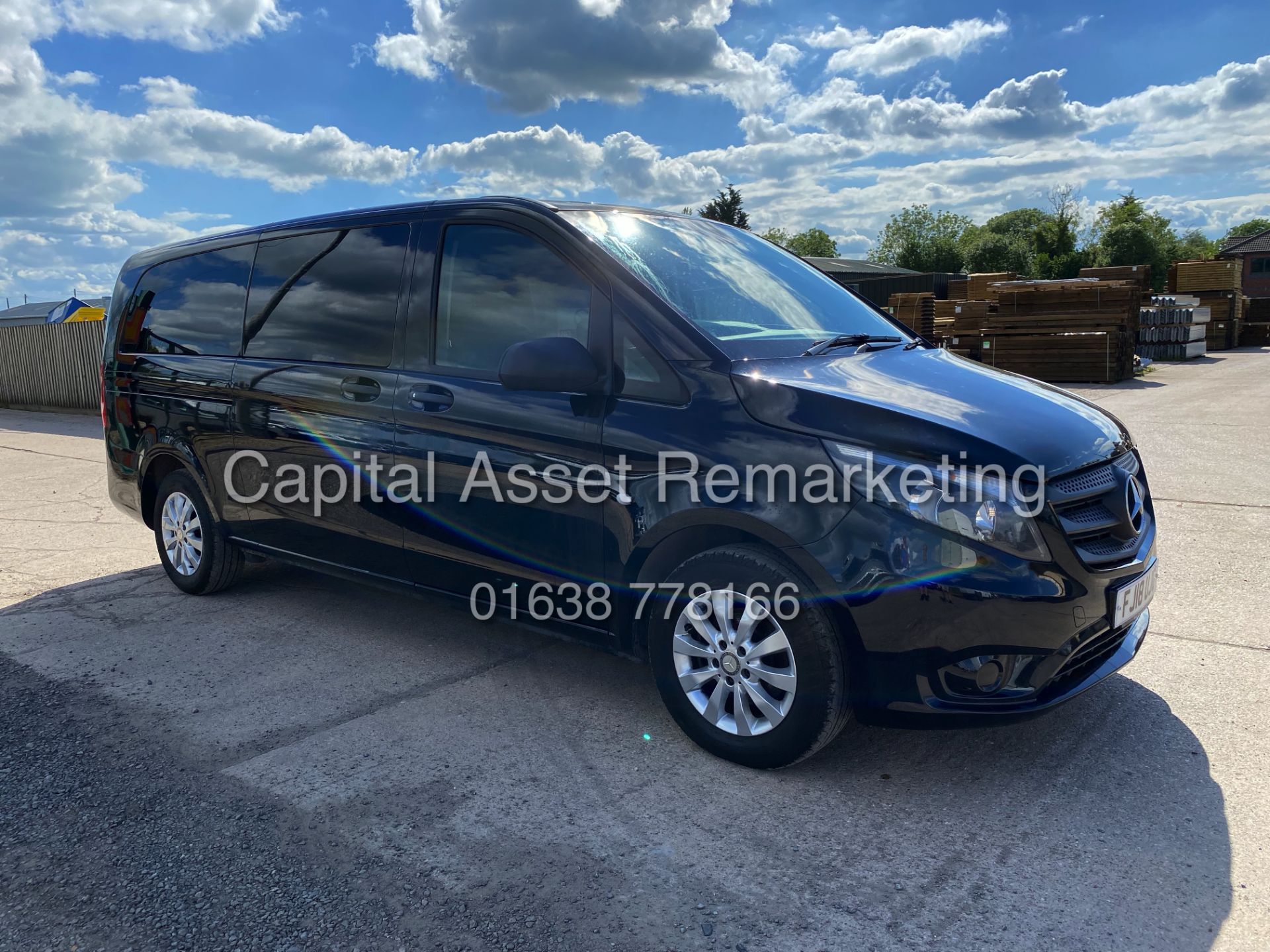 ON SALE MERCEDES VITO 116CDI AUTO "TOURER SELECT" XLWB (18 REG) 1 OWNER FSH - AC -CRUISE -ALLOYS - Image 6 of 28