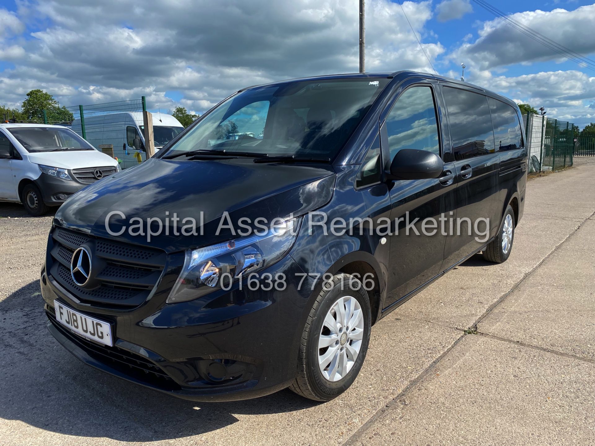 ON SALE MERCEDES VITO 116CDI AUTO "TOURER SELECT" XLWB (18 REG) 1 OWNER FSH - AC -CRUISE -ALLOYS - Image 3 of 28