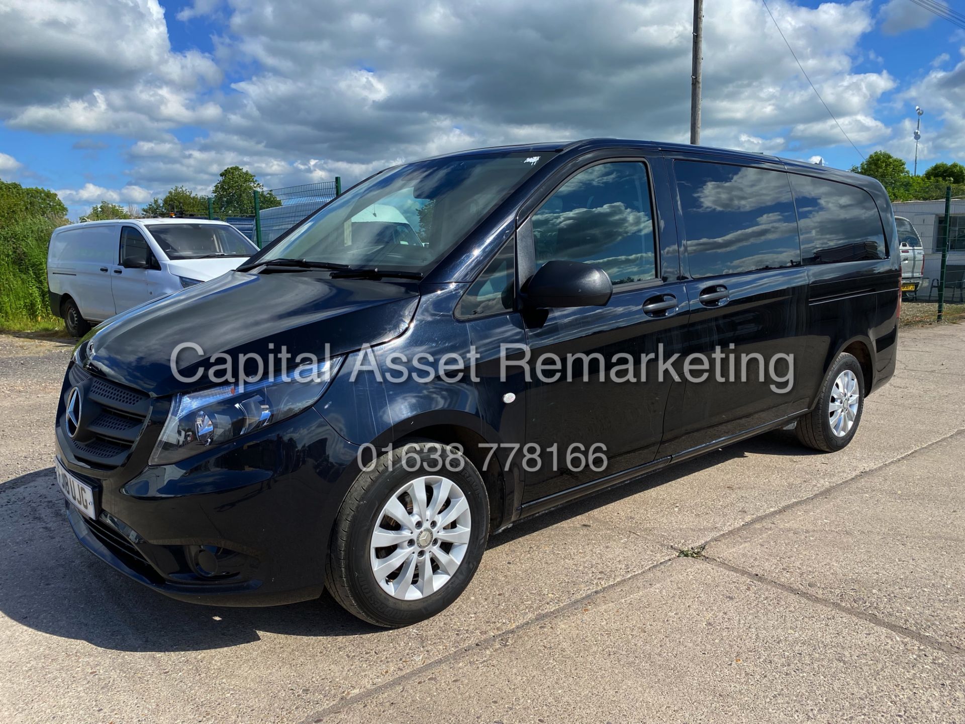 ON SALE MERCEDES VITO 116CDI AUTO "TOURER SELECT" XLWB (18 REG) 1 OWNER FSH - AC -CRUISE -ALLOYS - Image 2 of 28