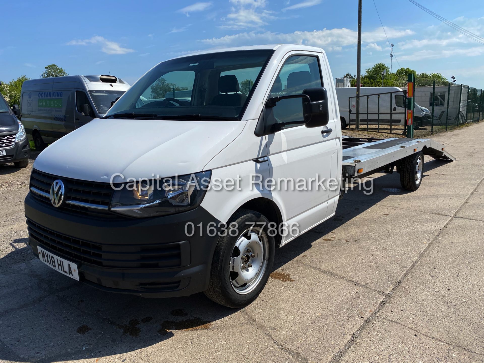 VOLKSWAGEN TRANSPORTER 2.0TDI "LWB" TRANSPORTER / RECOVERY TRUCK (18 REG) 1 KEEPER - AIR CON - Image 3 of 25